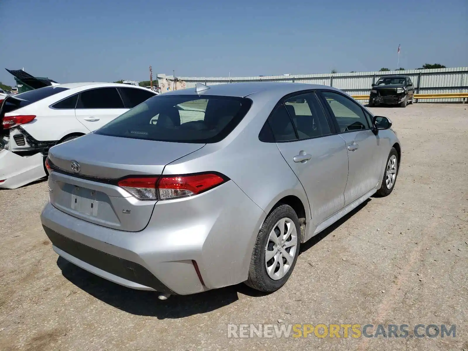 4 Photograph of a damaged car JTDEPRAE5LJ035227 TOYOTA COROLLA 2020