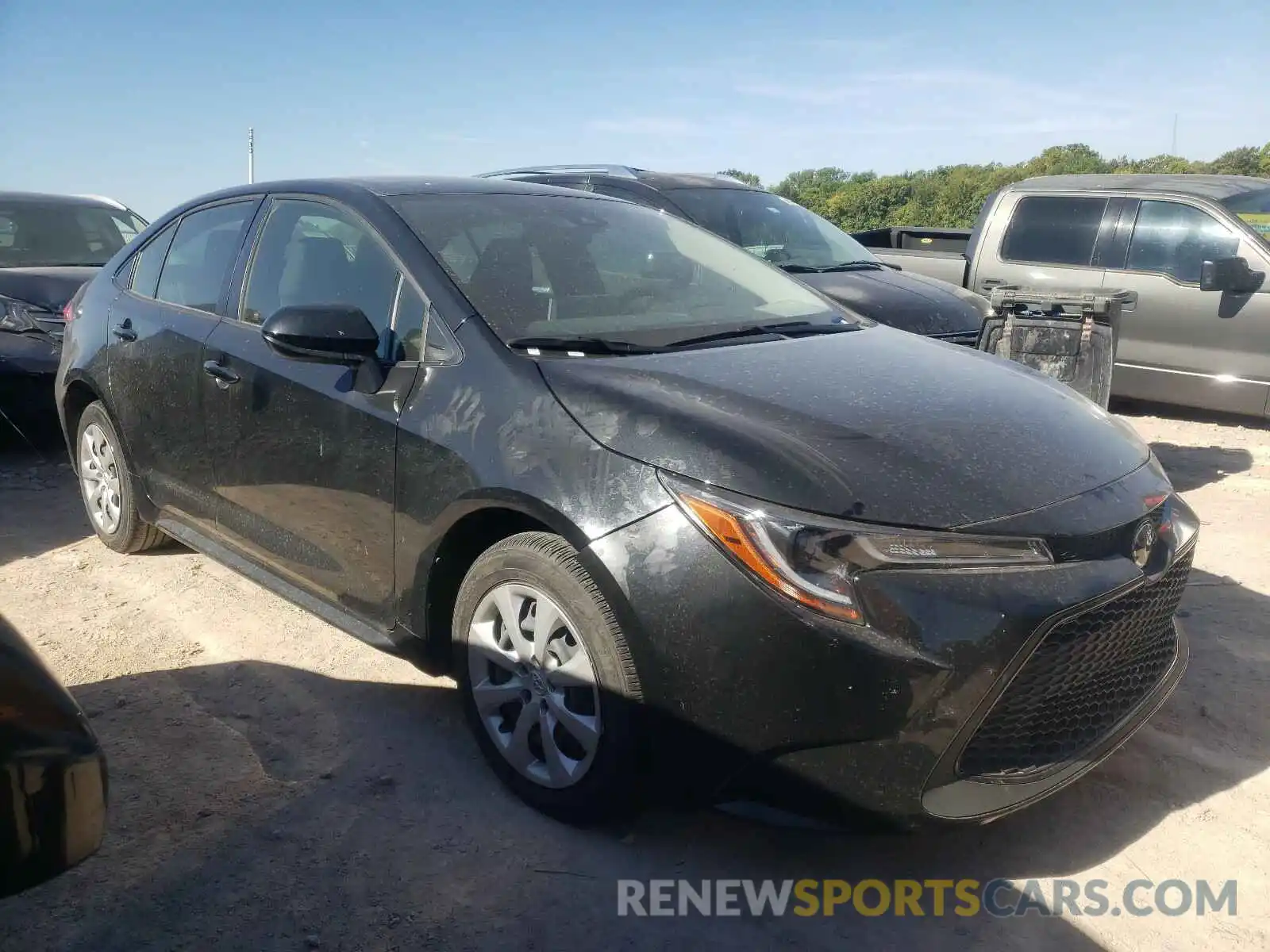 1 Photograph of a damaged car JTDEPRAE5LJ035275 TOYOTA COROLLA 2020