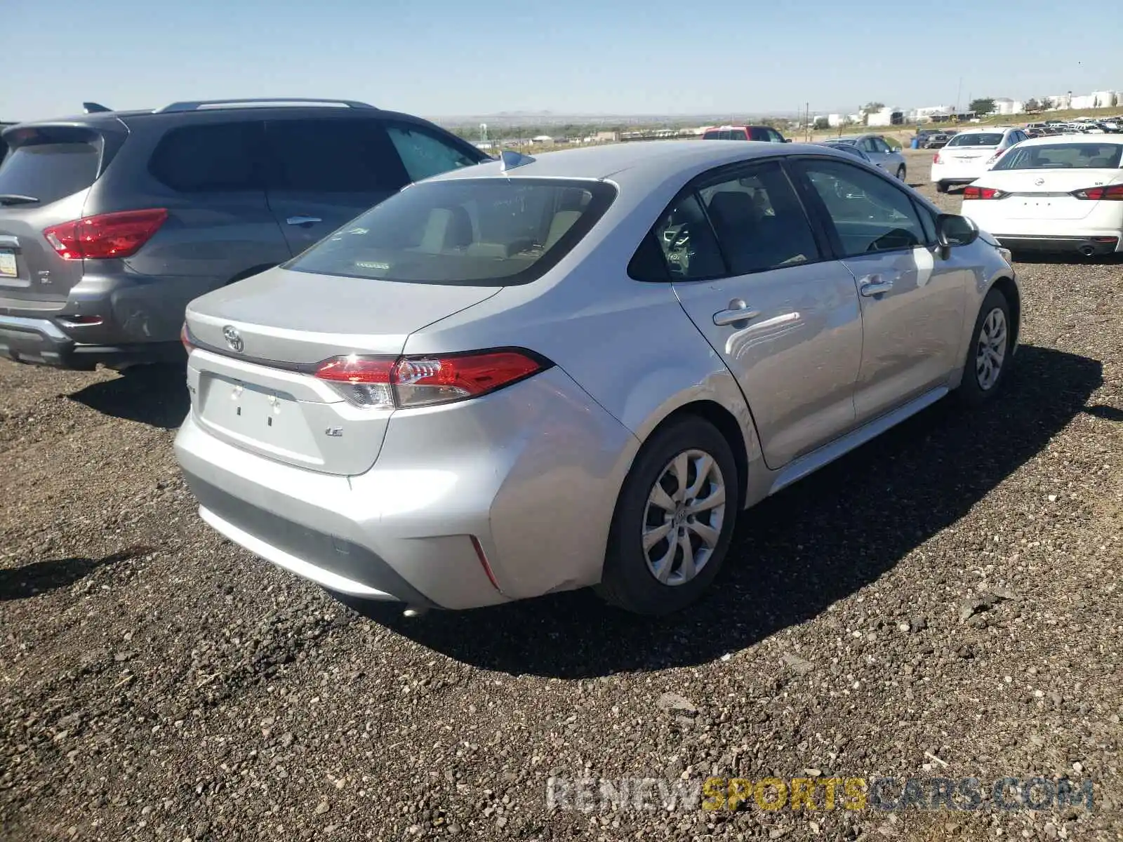 4 Photograph of a damaged car JTDEPRAE5LJ035437 TOYOTA COROLLA 2020