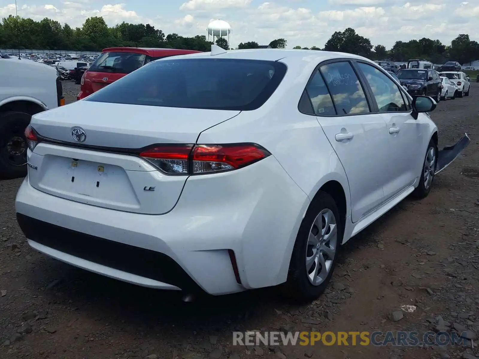 4 Photograph of a damaged car JTDEPRAE5LJ036507 TOYOTA COROLLA 2020