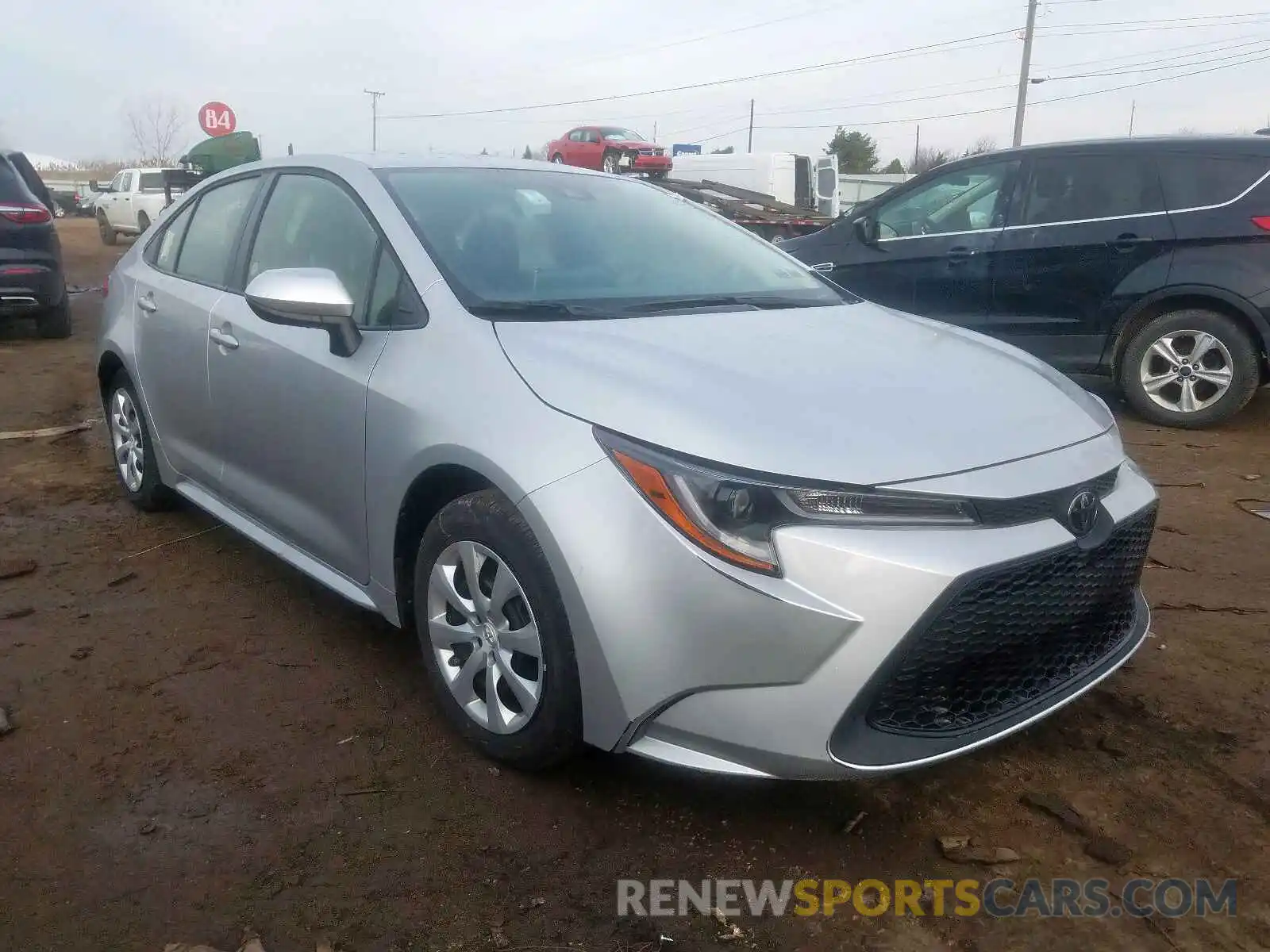 1 Photograph of a damaged car JTDEPRAE5LJ037513 TOYOTA COROLLA 2020