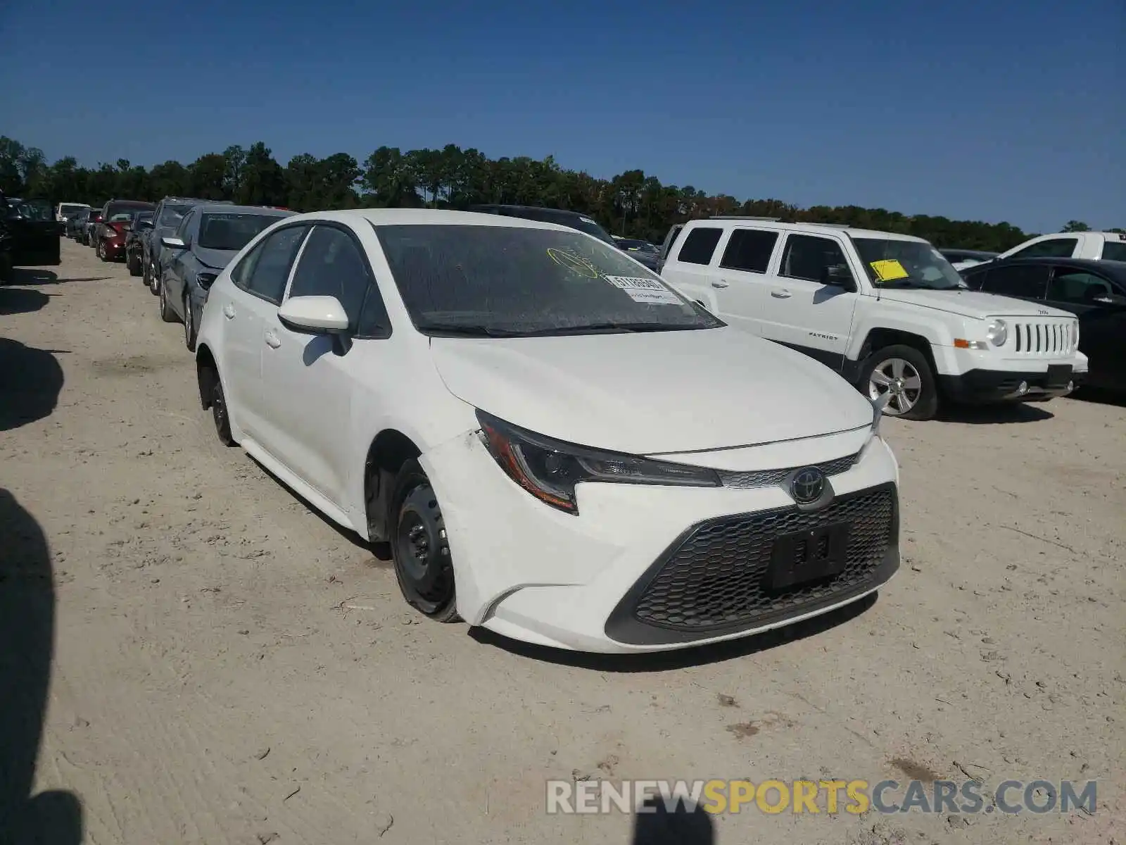 1 Photograph of a damaged car JTDEPRAE5LJ037950 TOYOTA COROLLA 2020