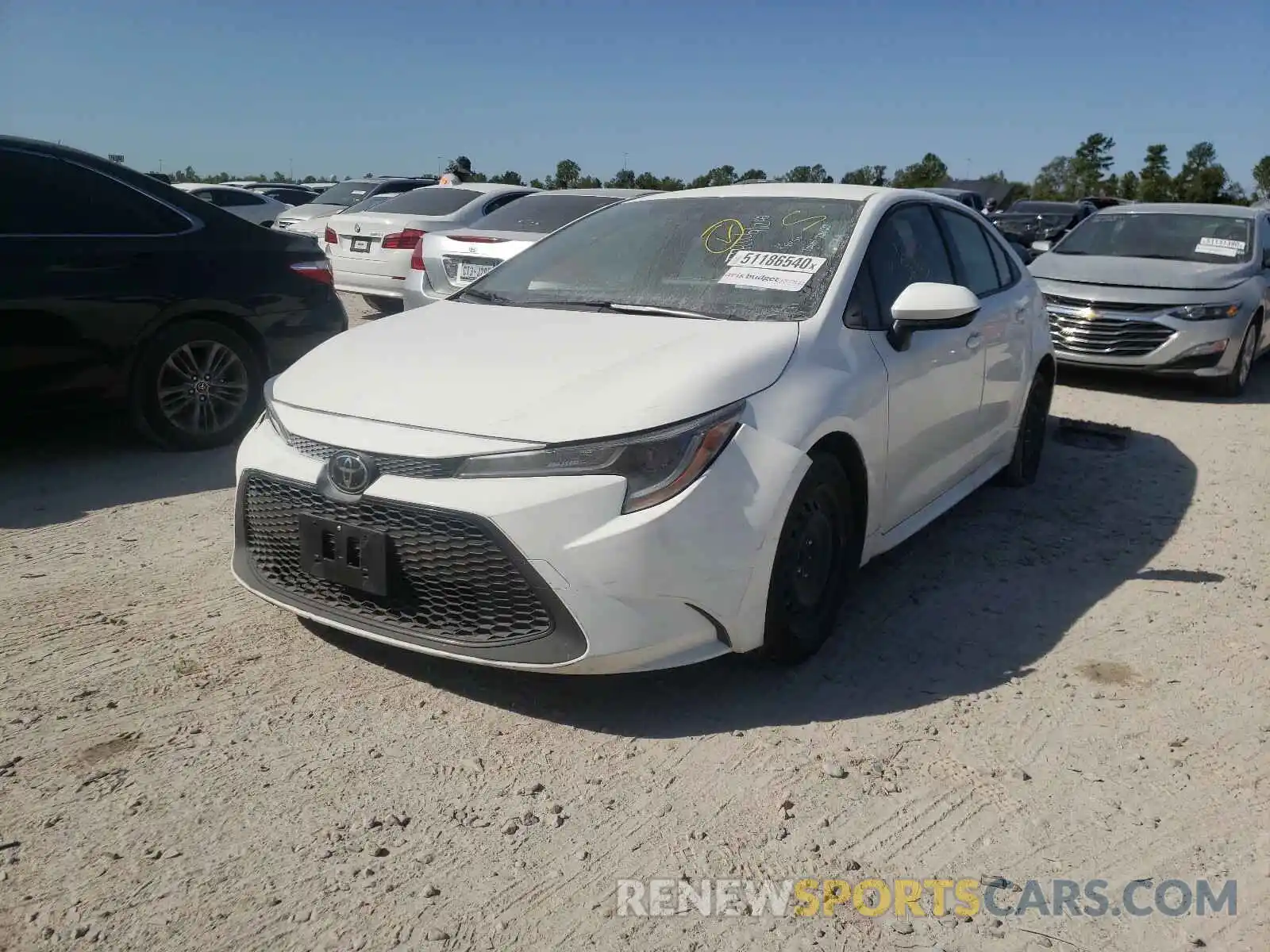 2 Photograph of a damaged car JTDEPRAE5LJ037950 TOYOTA COROLLA 2020