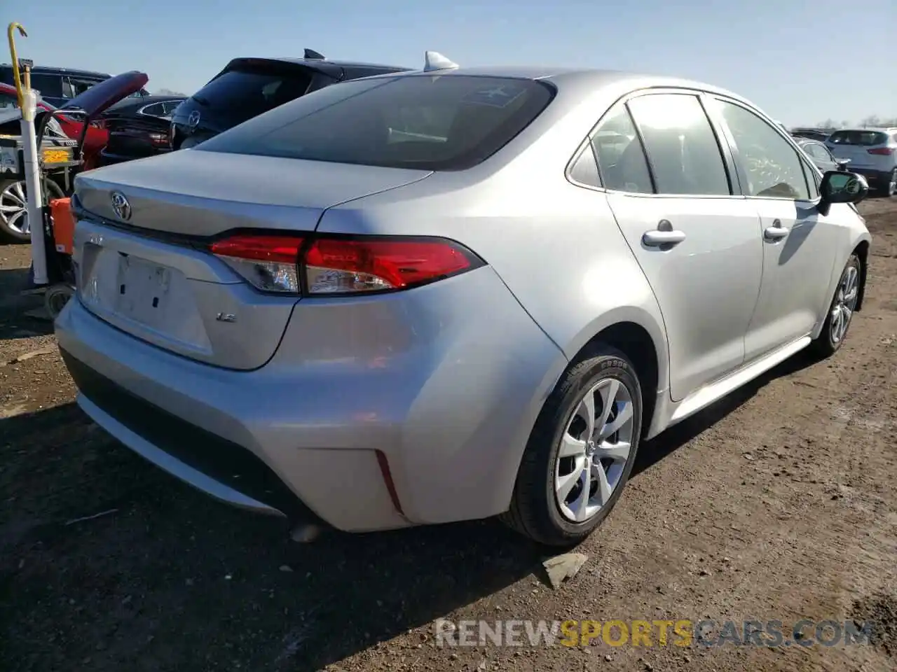 4 Photograph of a damaged car JTDEPRAE5LJ038046 TOYOTA COROLLA 2020