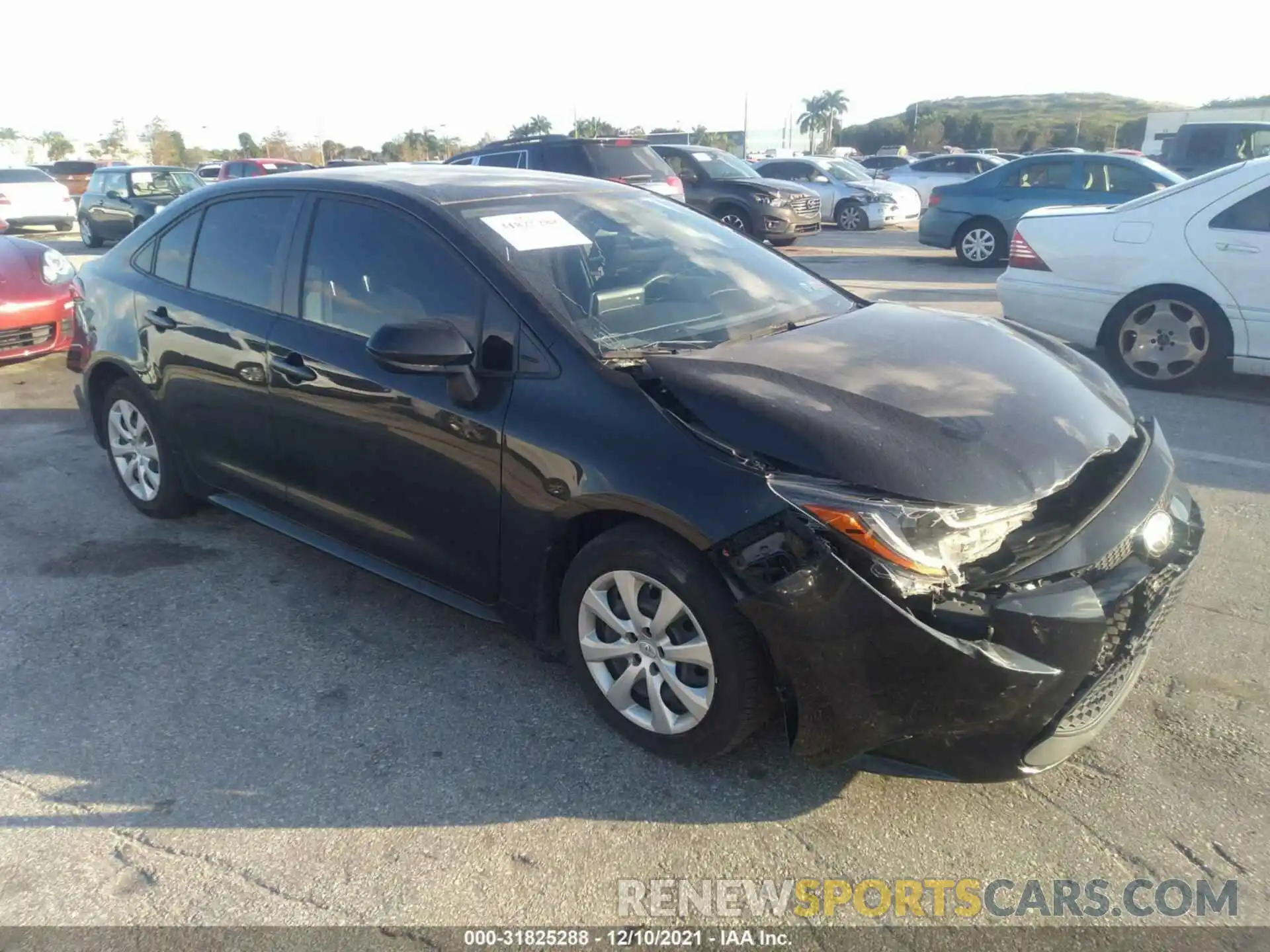 1 Photograph of a damaged car JTDEPRAE5LJ038189 TOYOTA COROLLA 2020