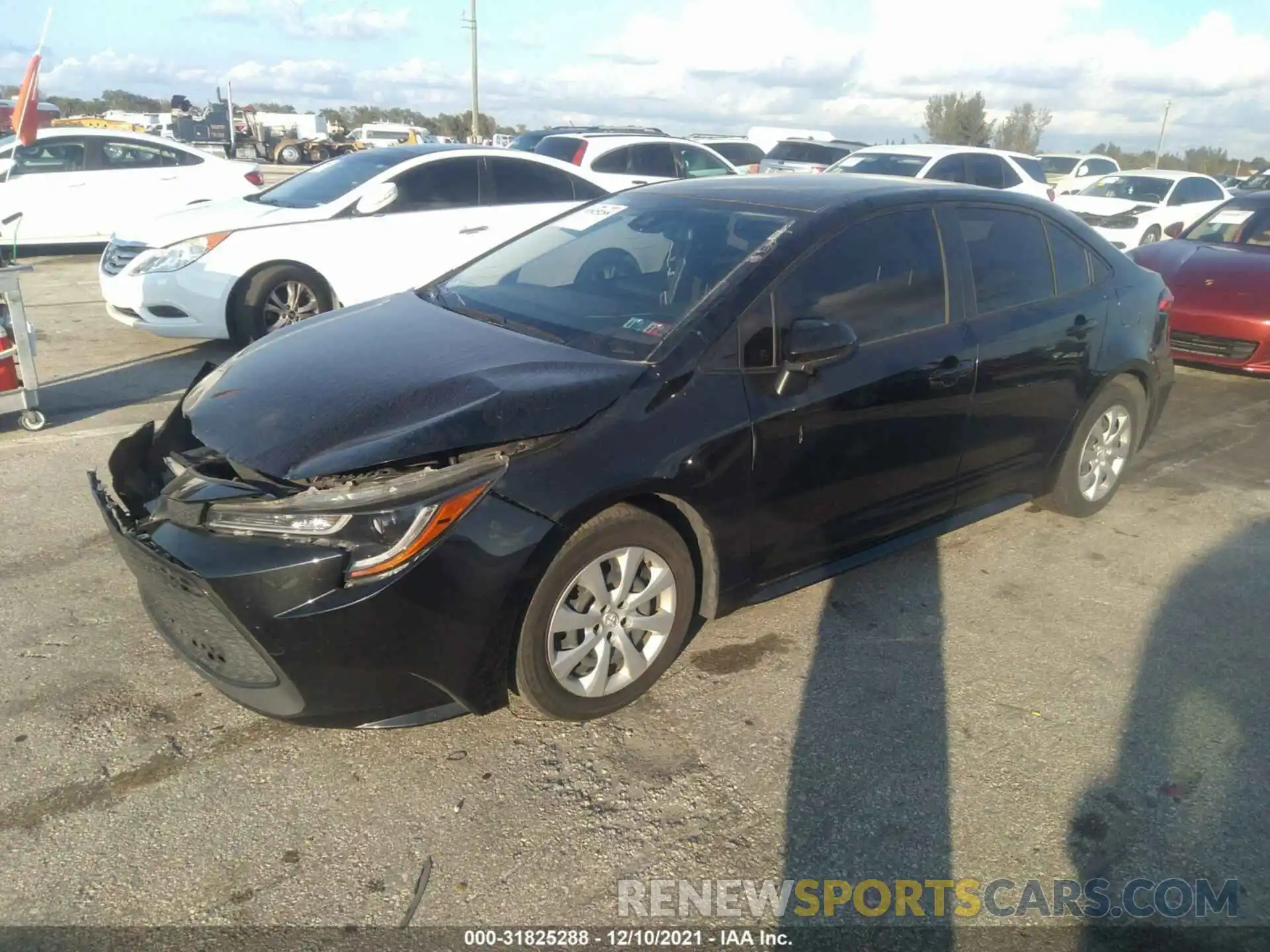 2 Photograph of a damaged car JTDEPRAE5LJ038189 TOYOTA COROLLA 2020