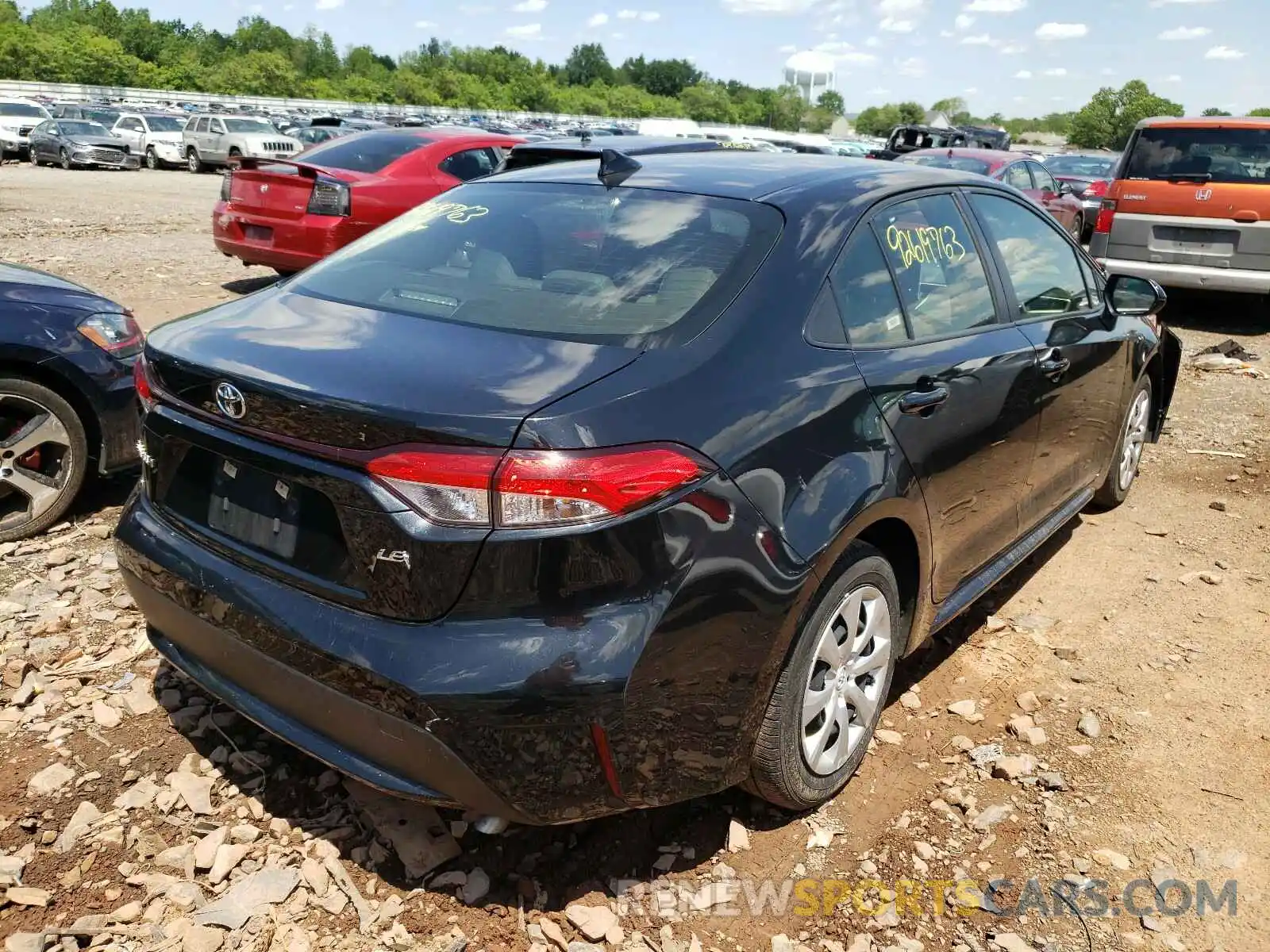 4 Photograph of a damaged car JTDEPRAE5LJ038211 TOYOTA COROLLA 2020