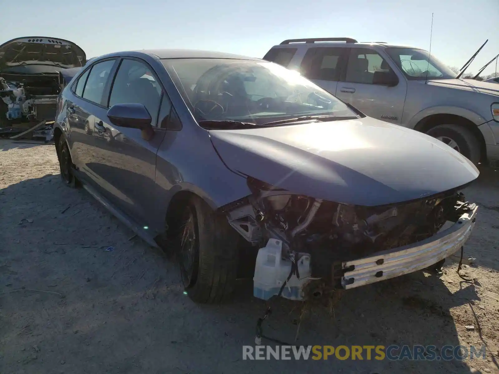 1 Photograph of a damaged car JTDEPRAE5LJ038337 TOYOTA COROLLA 2020