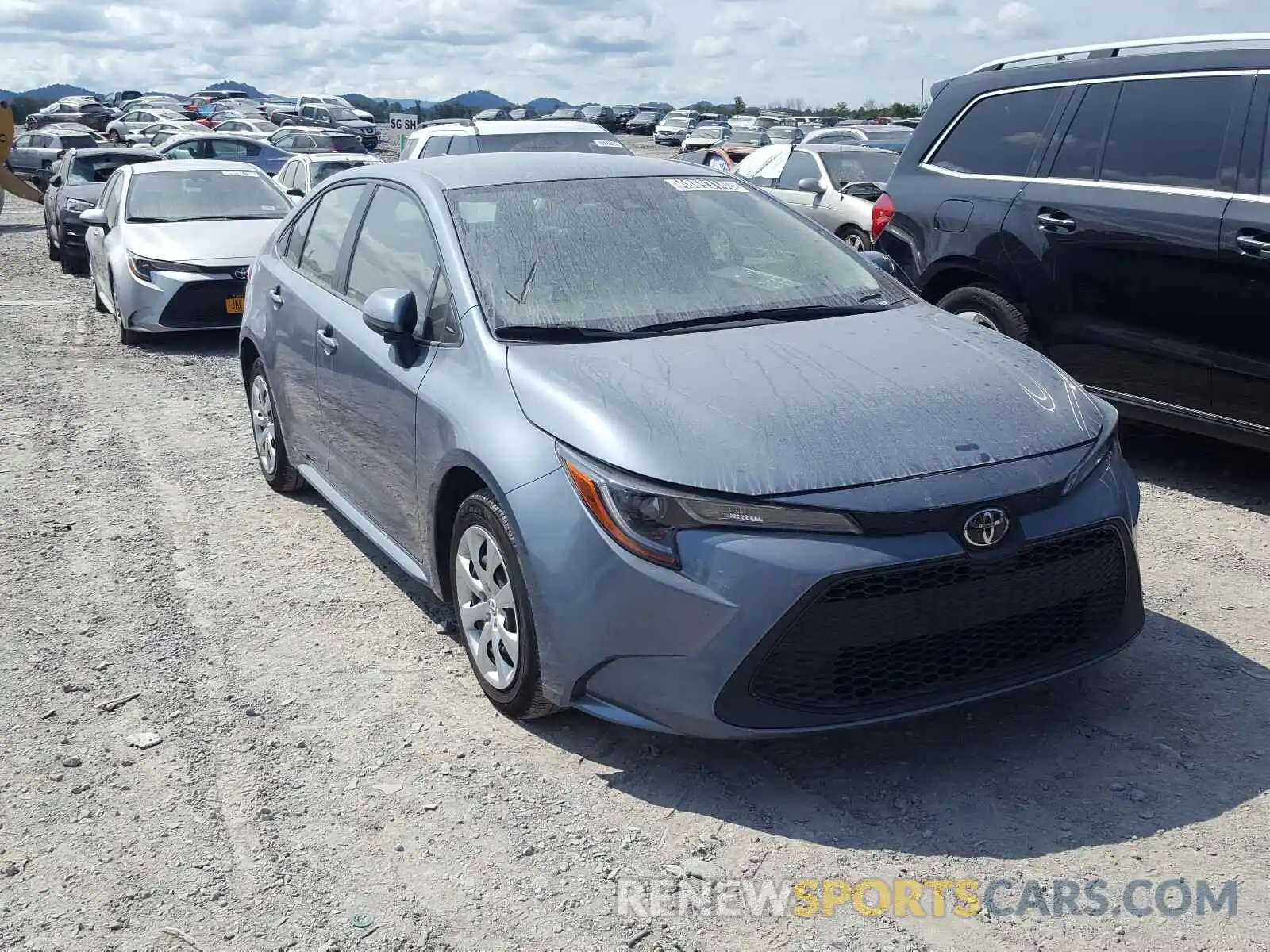 1 Photograph of a damaged car JTDEPRAE5LJ038421 TOYOTA COROLLA 2020