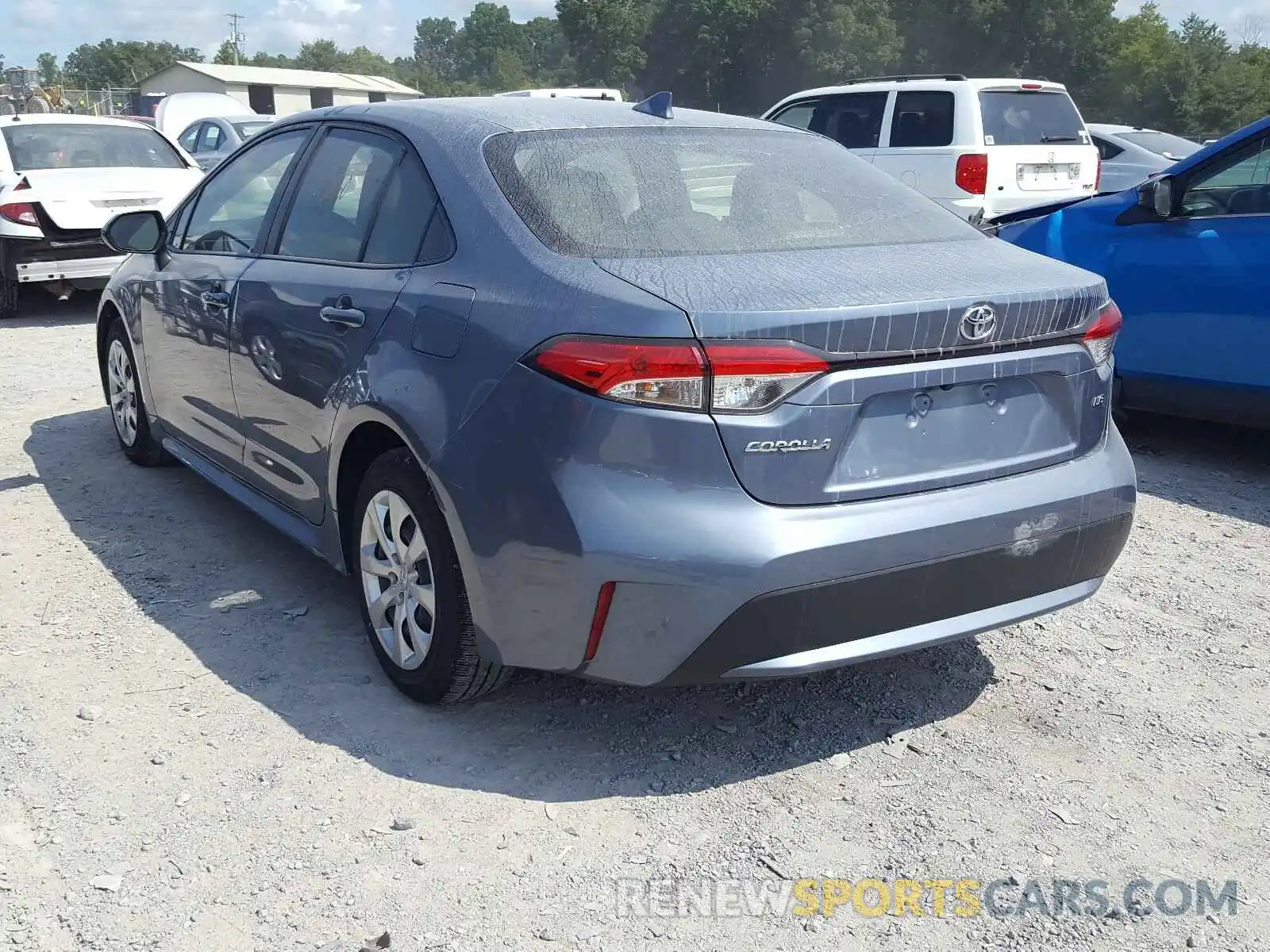 3 Photograph of a damaged car JTDEPRAE5LJ038421 TOYOTA COROLLA 2020