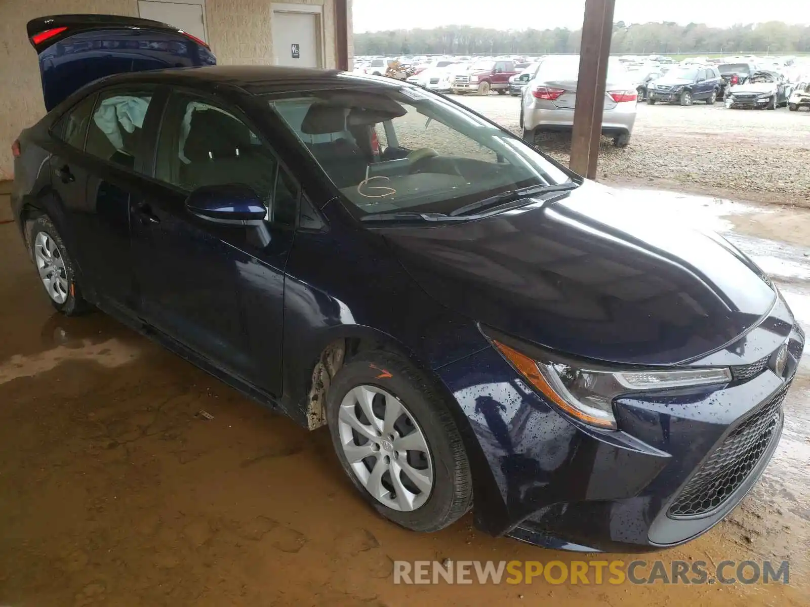 1 Photograph of a damaged car JTDEPRAE5LJ038709 TOYOTA COROLLA 2020