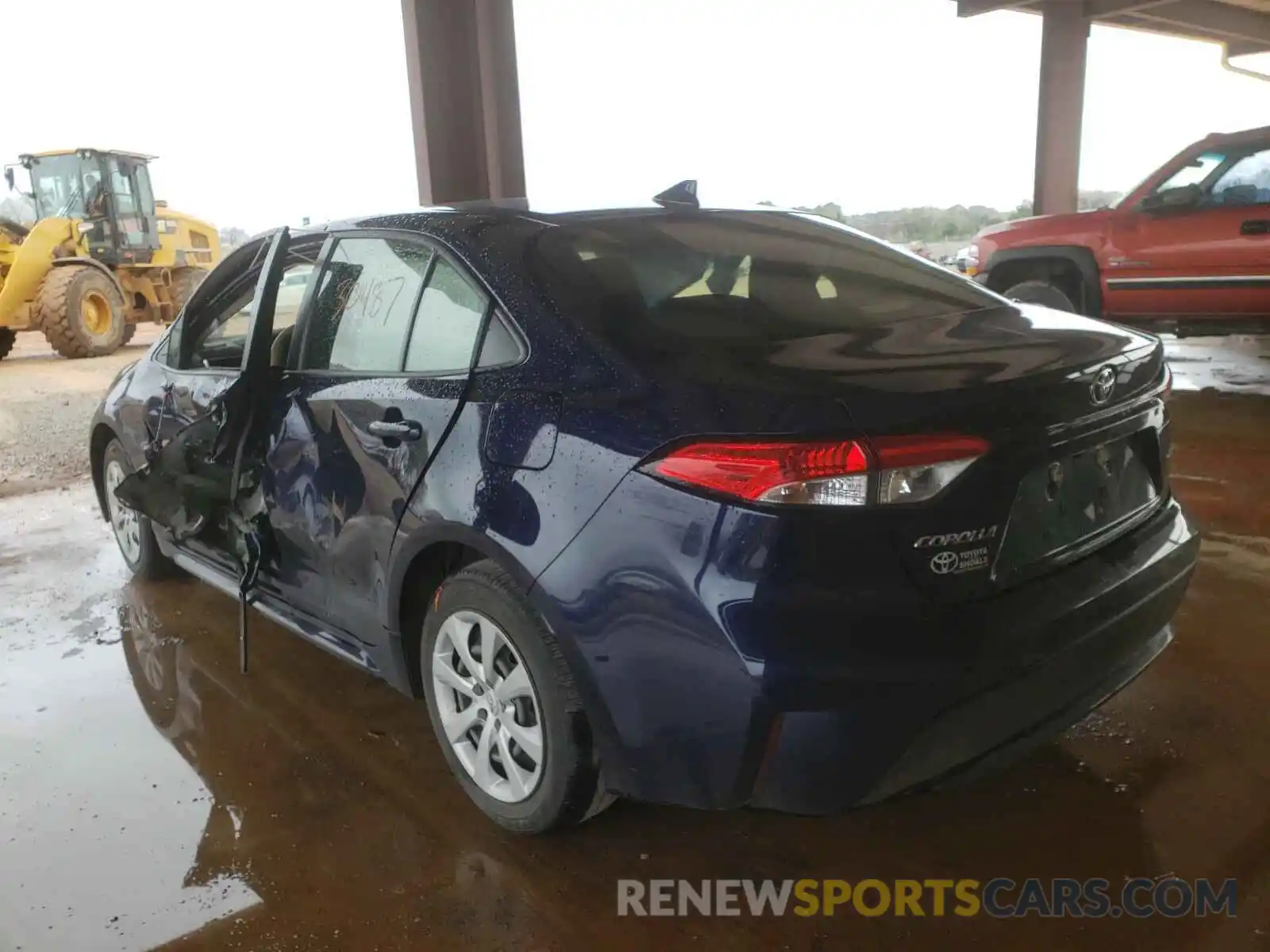 3 Photograph of a damaged car JTDEPRAE5LJ038709 TOYOTA COROLLA 2020