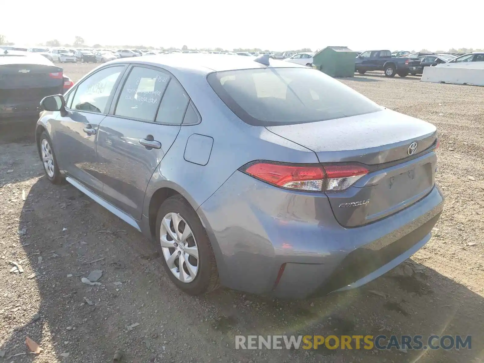 3 Photograph of a damaged car JTDEPRAE5LJ038824 TOYOTA COROLLA 2020