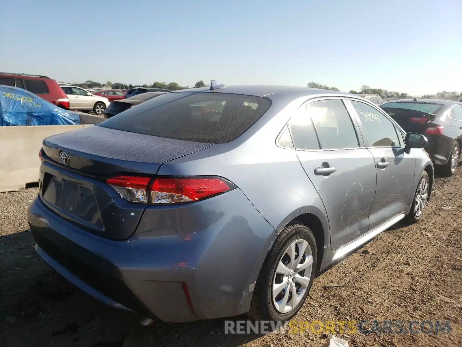 4 Photograph of a damaged car JTDEPRAE5LJ038824 TOYOTA COROLLA 2020