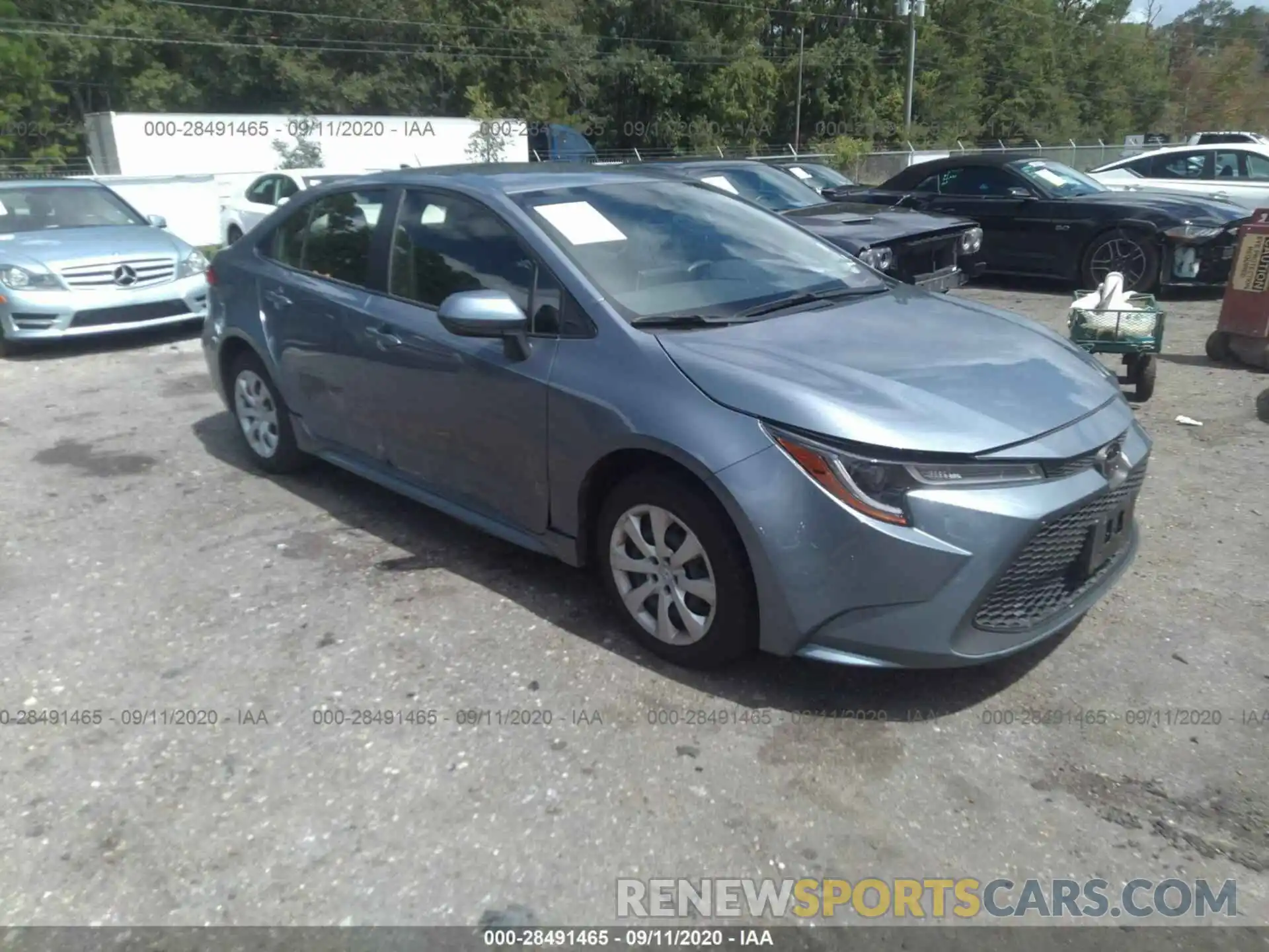 1 Photograph of a damaged car JTDEPRAE5LJ038919 TOYOTA COROLLA 2020