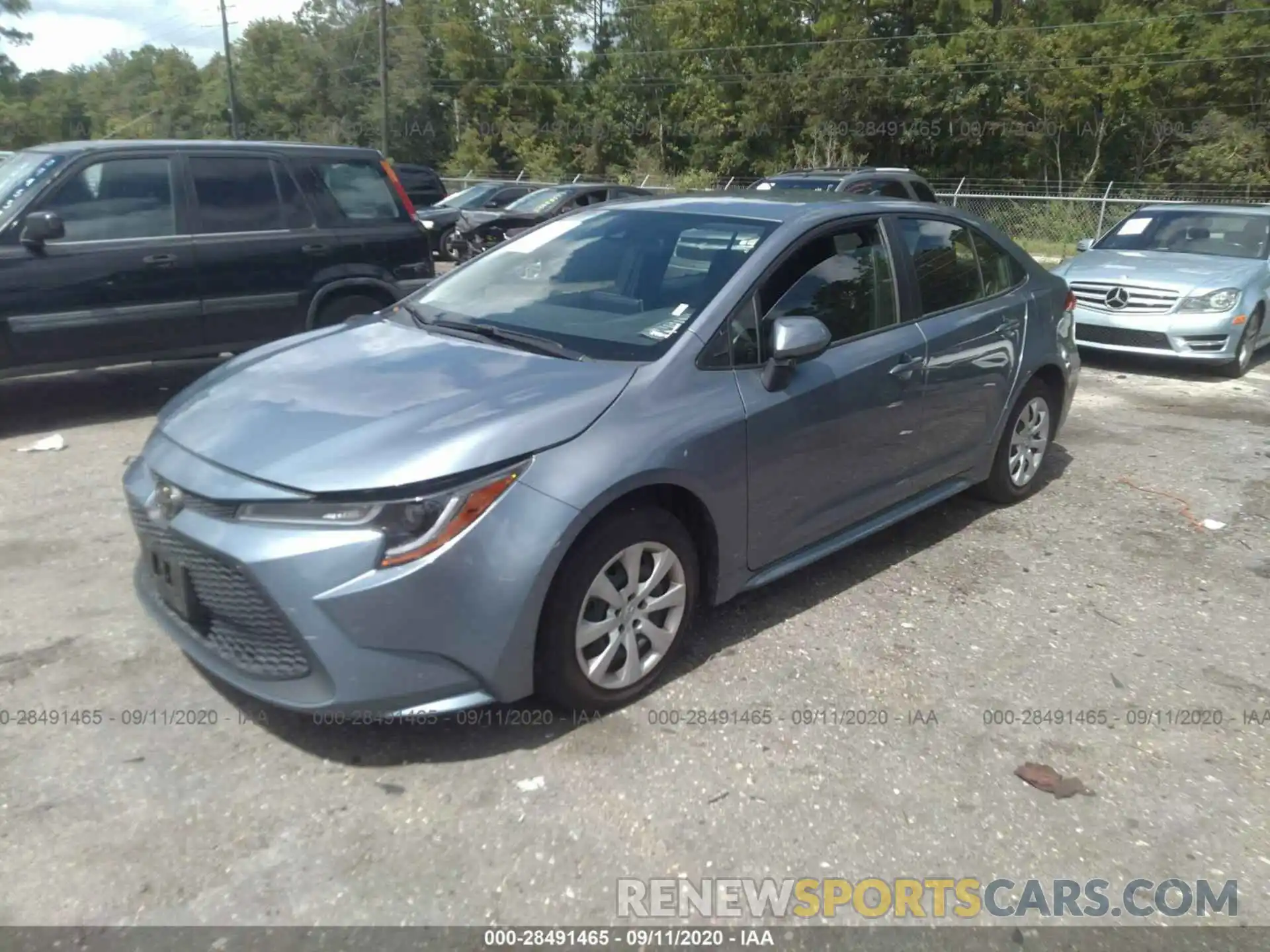 2 Photograph of a damaged car JTDEPRAE5LJ038919 TOYOTA COROLLA 2020