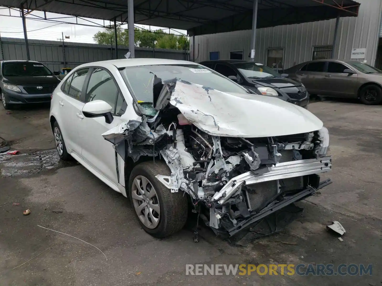 1 Photograph of a damaged car JTDEPRAE5LJ039133 TOYOTA COROLLA 2020