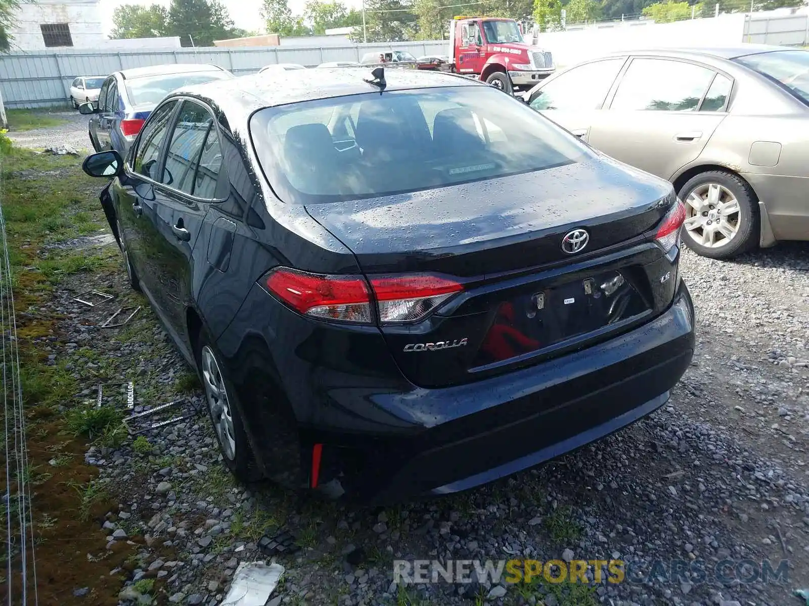 3 Photograph of a damaged car JTDEPRAE5LJ039200 TOYOTA COROLLA 2020