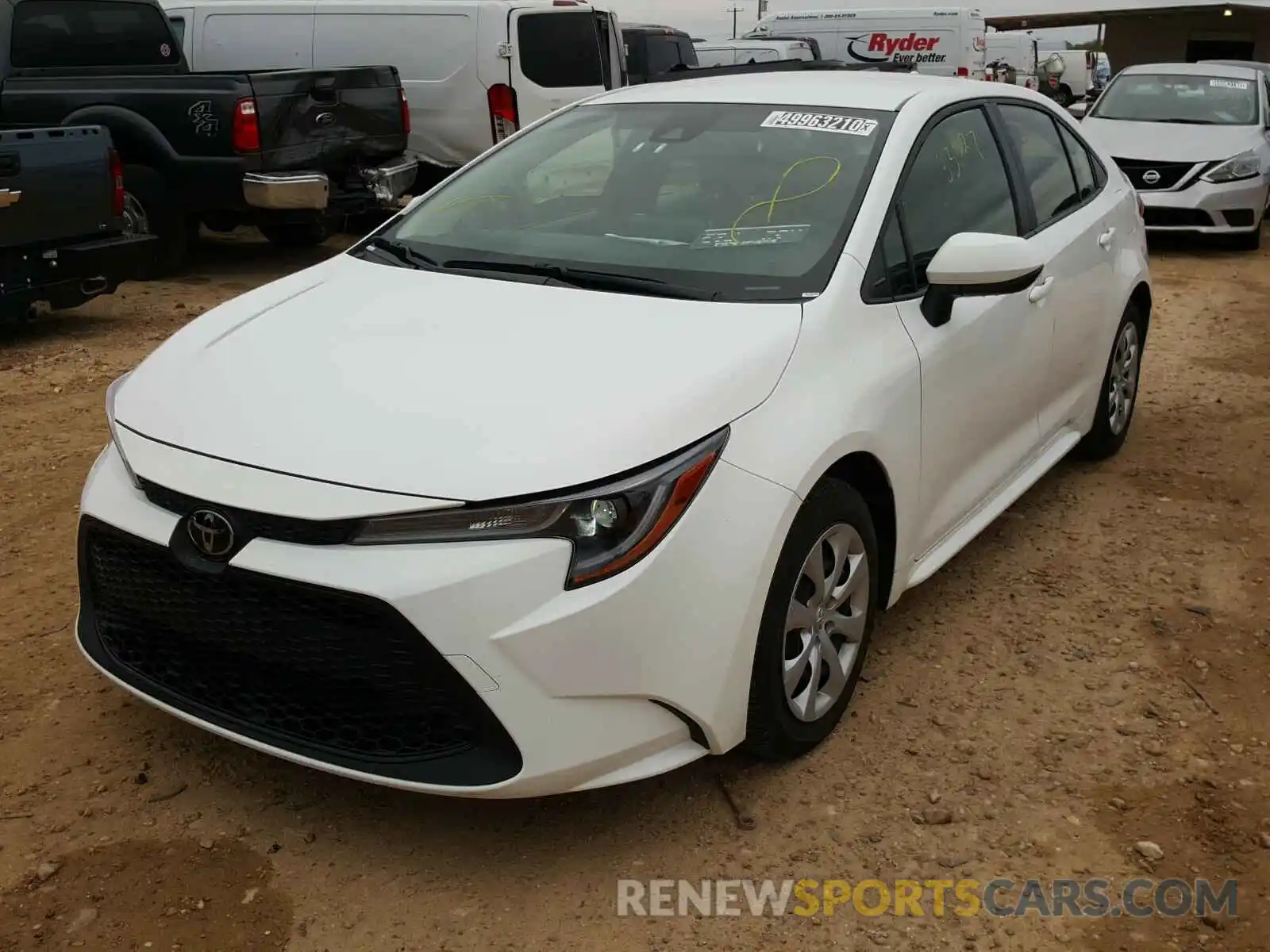 2 Photograph of a damaged car JTDEPRAE5LJ039407 TOYOTA COROLLA 2020