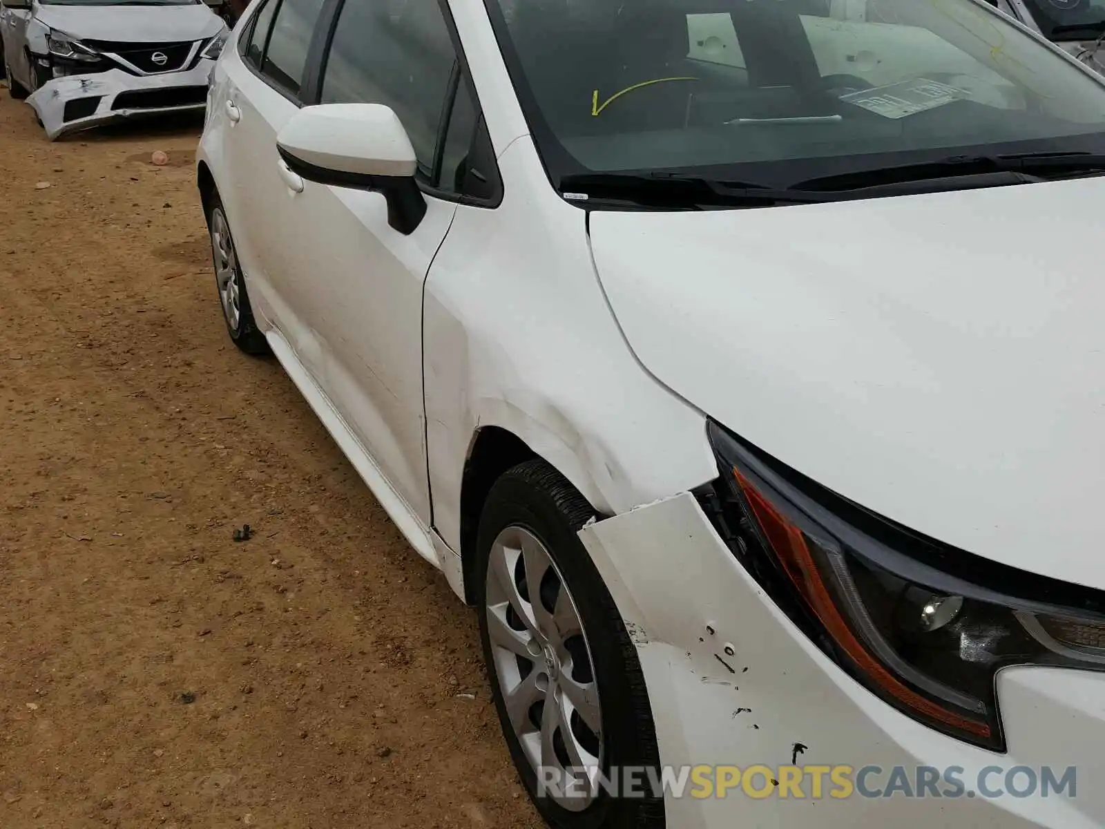 9 Photograph of a damaged car JTDEPRAE5LJ039407 TOYOTA COROLLA 2020