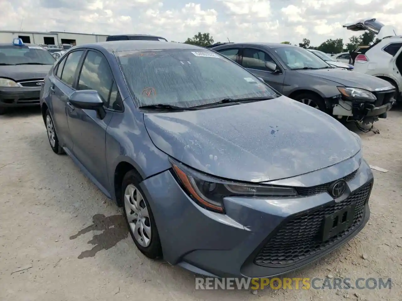 1 Photograph of a damaged car JTDEPRAE5LJ039875 TOYOTA COROLLA 2020