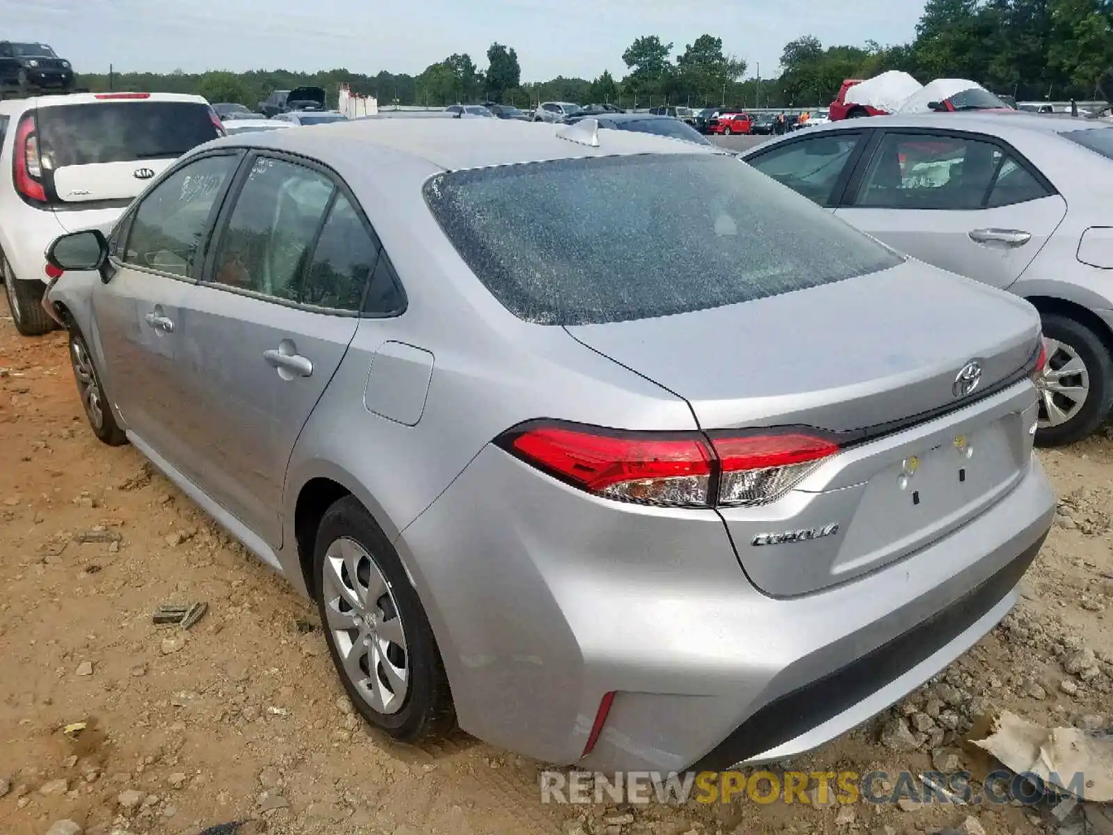 3 Photograph of a damaged car JTDEPRAE5LJ040153 TOYOTA COROLLA 2020