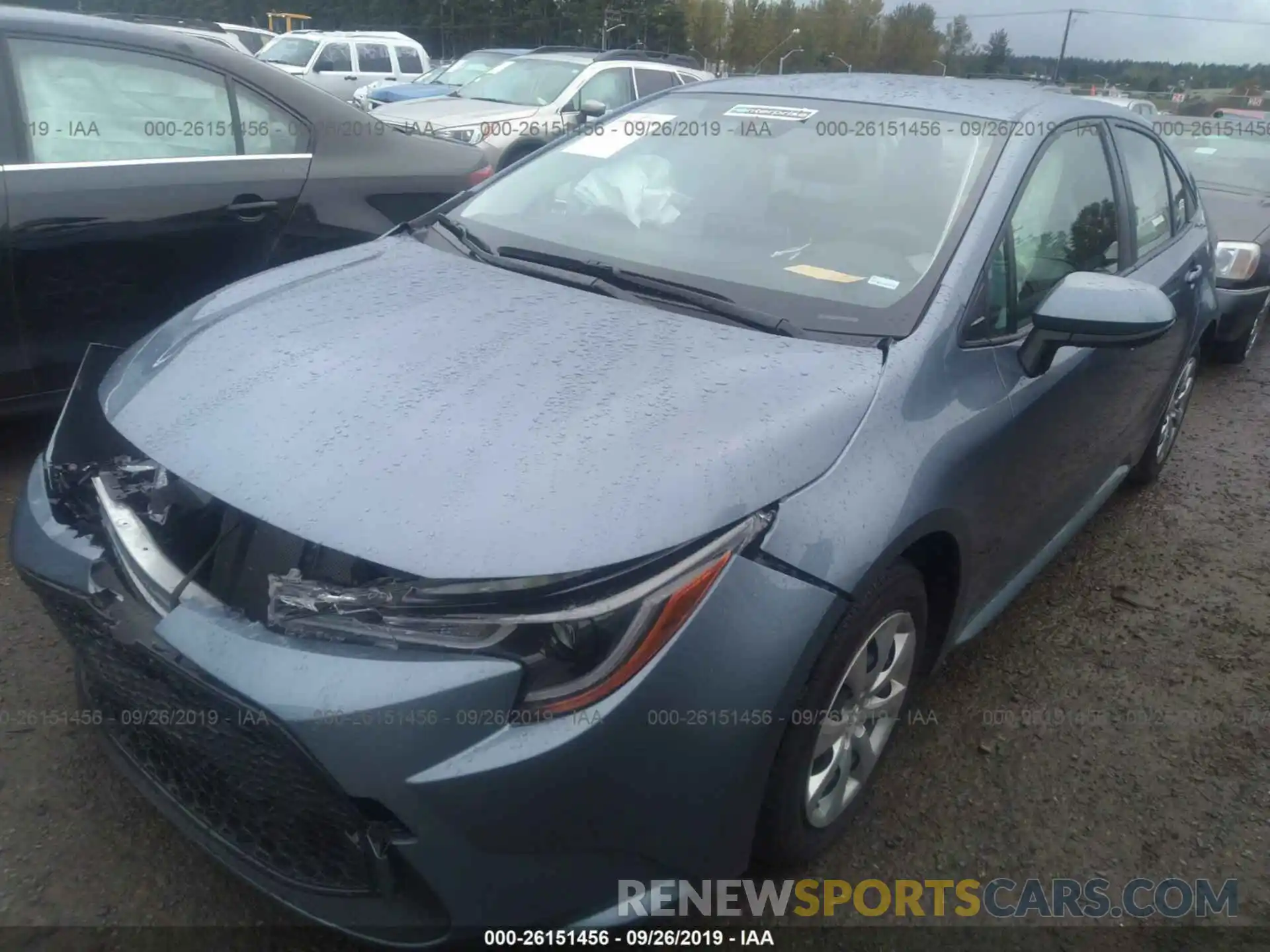 2 Photograph of a damaged car JTDEPRAE5LJ040265 TOYOTA COROLLA 2020