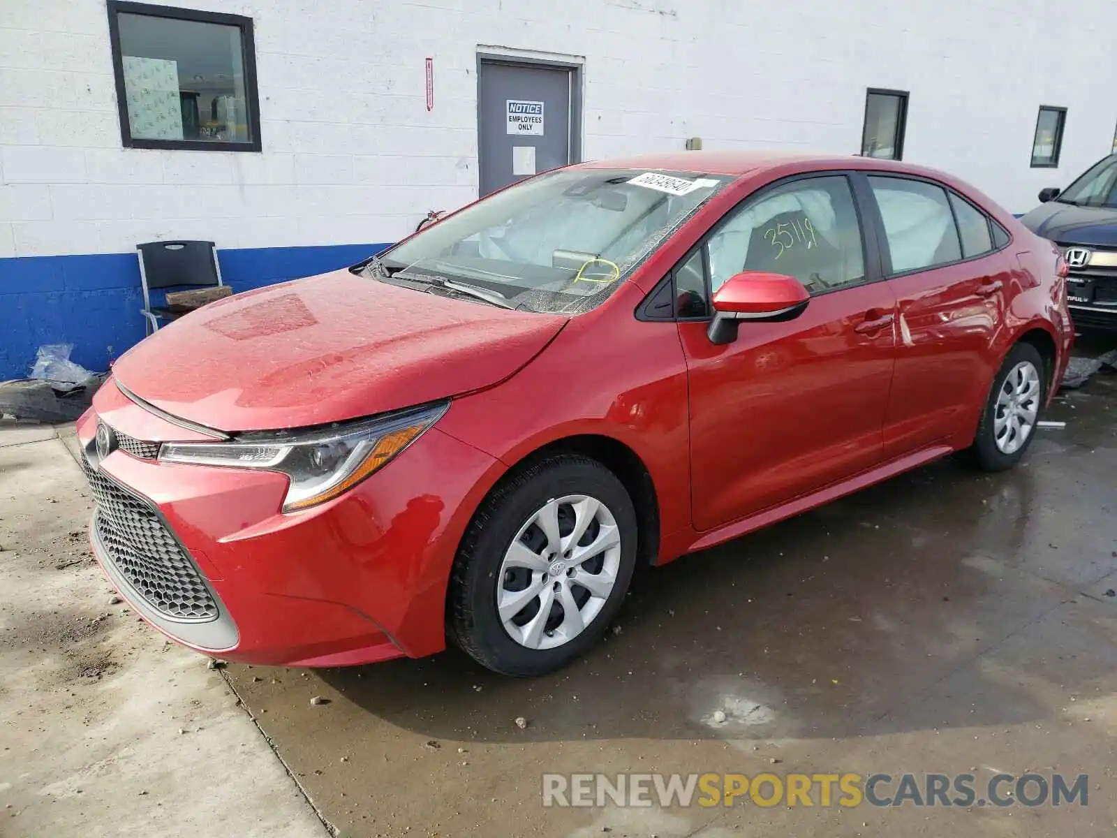 2 Photograph of a damaged car JTDEPRAE5LJ040346 TOYOTA COROLLA 2020