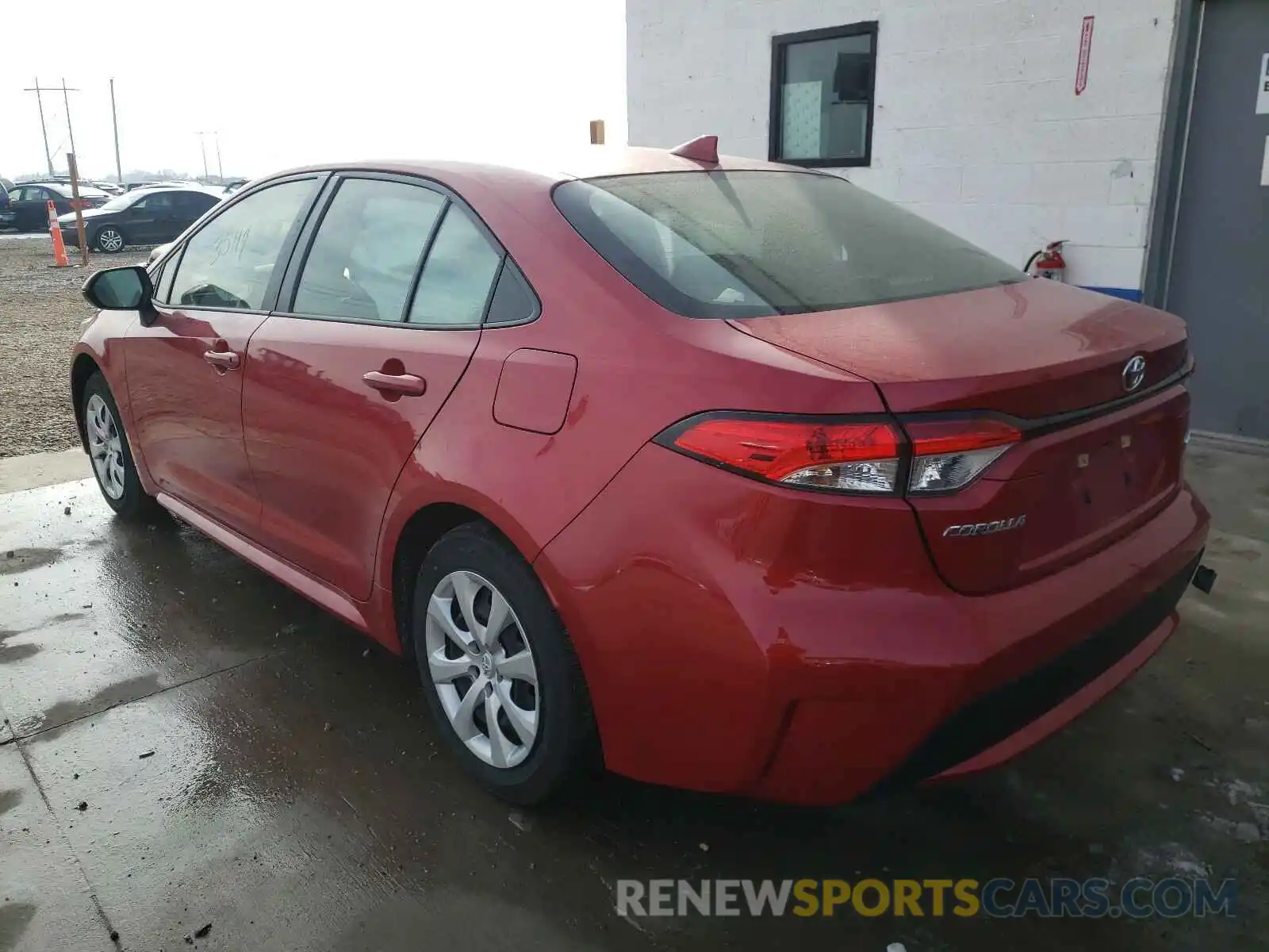 3 Photograph of a damaged car JTDEPRAE5LJ040346 TOYOTA COROLLA 2020