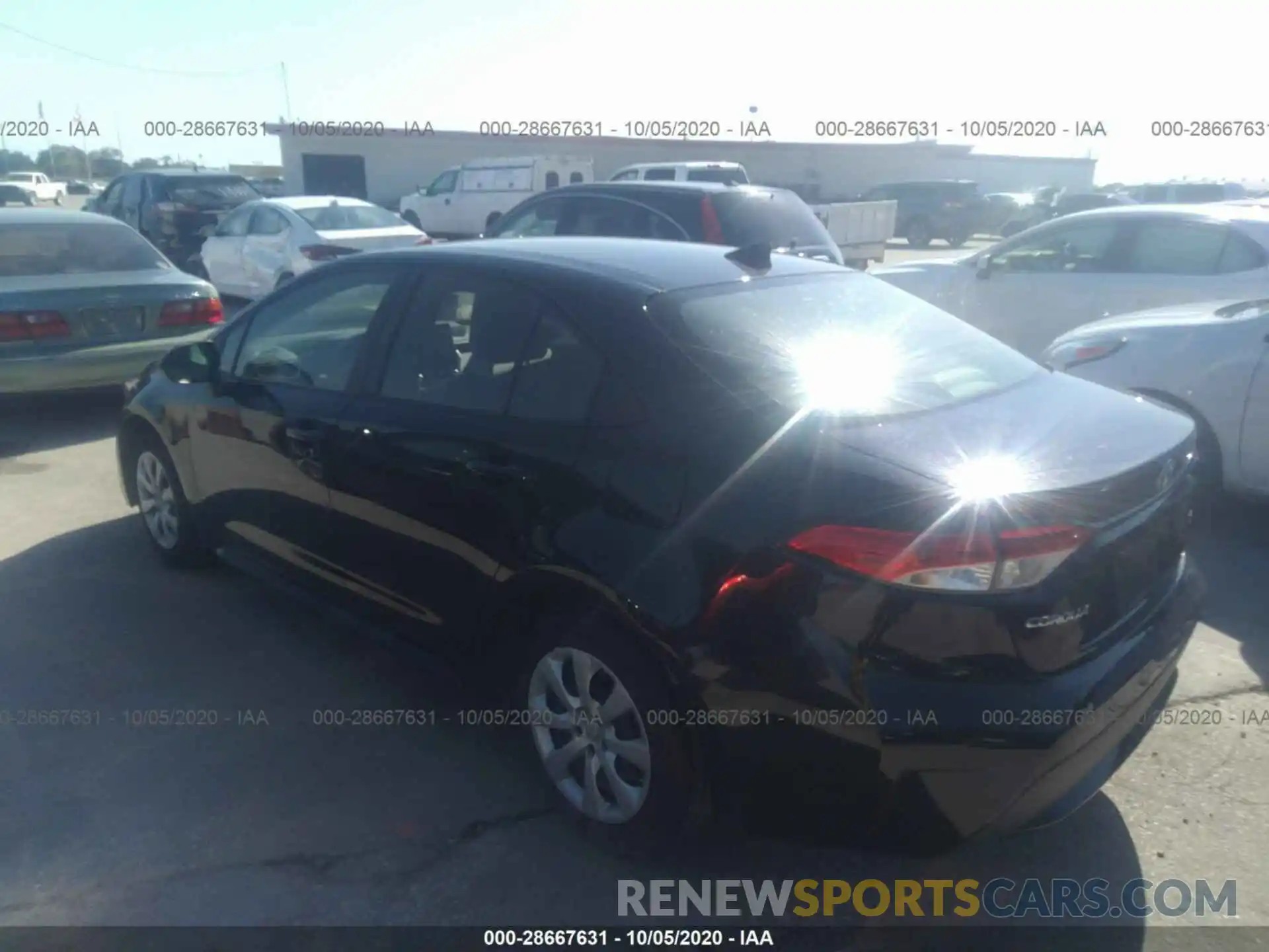 3 Photograph of a damaged car JTDEPRAE5LJ040525 TOYOTA COROLLA 2020