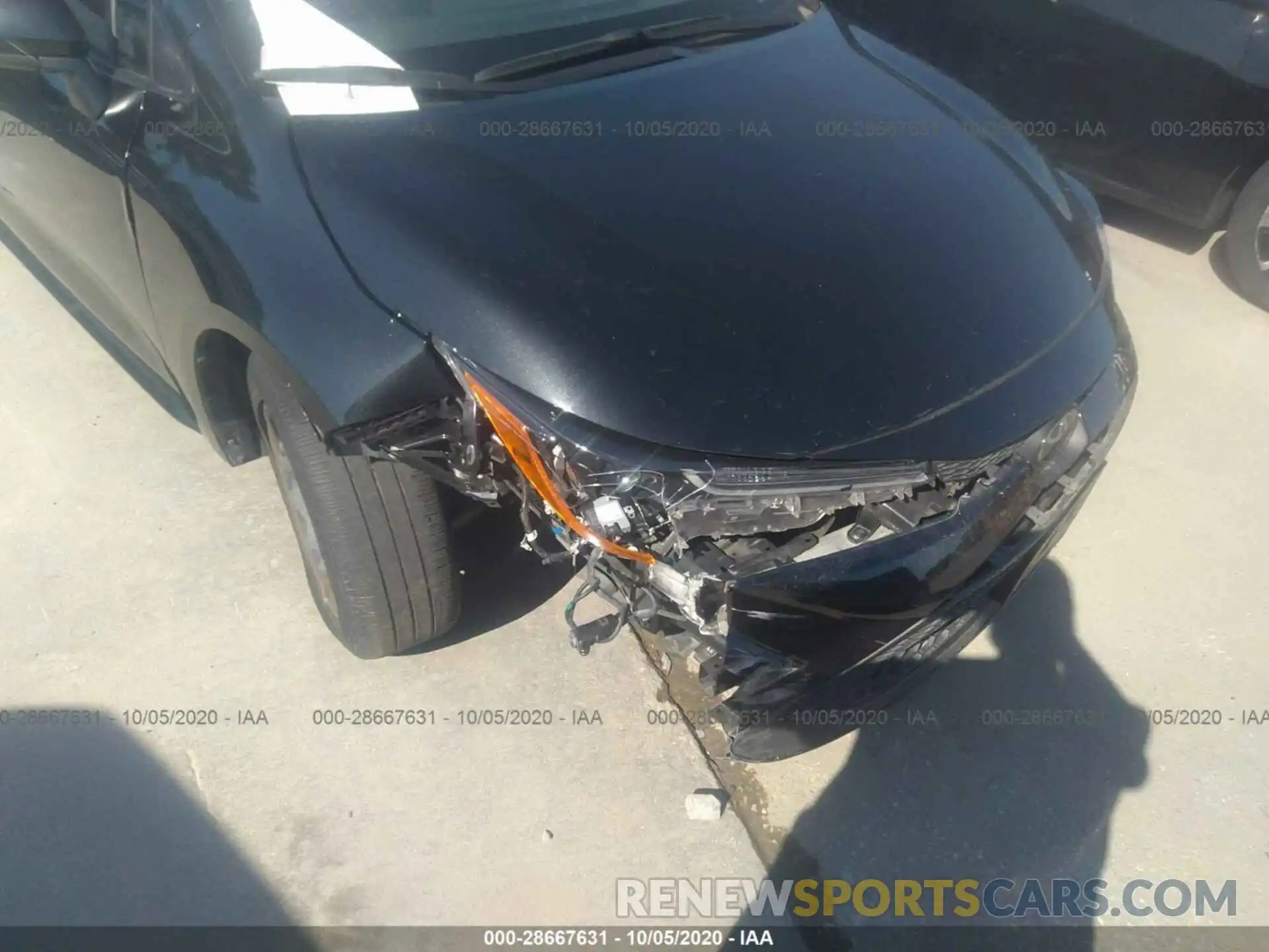 6 Photograph of a damaged car JTDEPRAE5LJ040525 TOYOTA COROLLA 2020