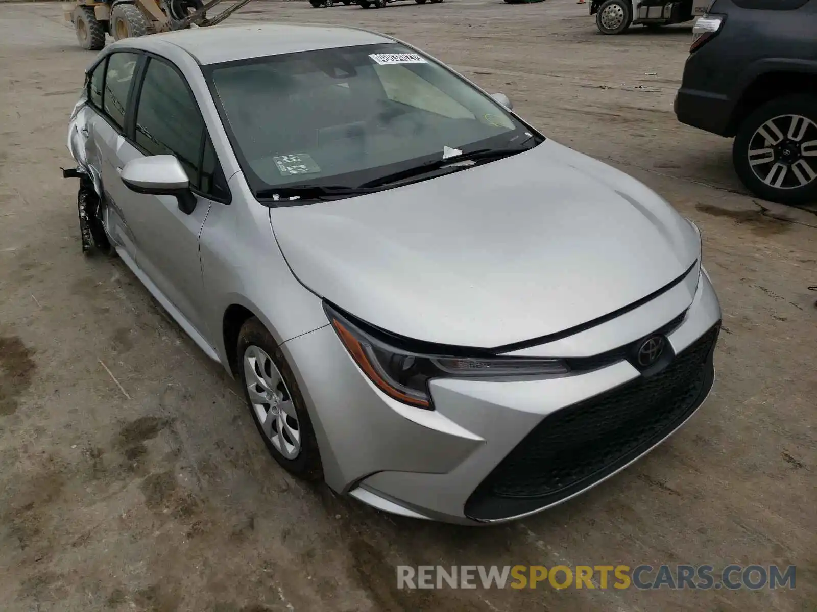 1 Photograph of a damaged car JTDEPRAE5LJ040704 TOYOTA COROLLA 2020