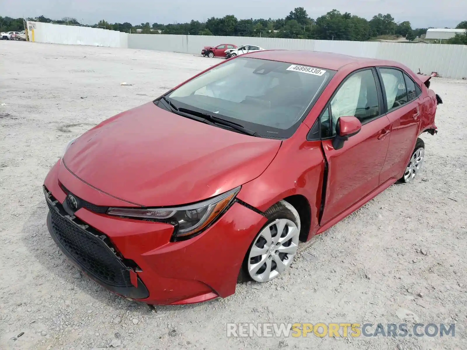 2 Photograph of a damaged car JTDEPRAE5LJ040783 TOYOTA COROLLA 2020