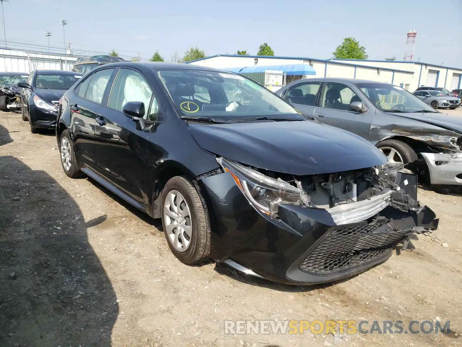 1 Photograph of a damaged car JTDEPRAE5LJ041061 TOYOTA COROLLA 2020