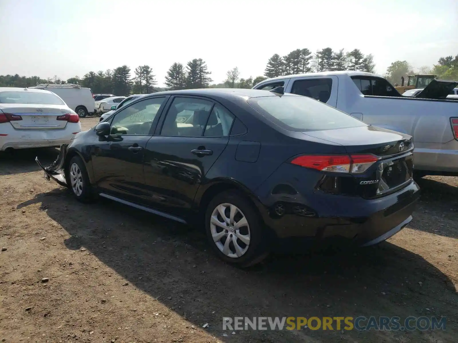 3 Photograph of a damaged car JTDEPRAE5LJ041061 TOYOTA COROLLA 2020