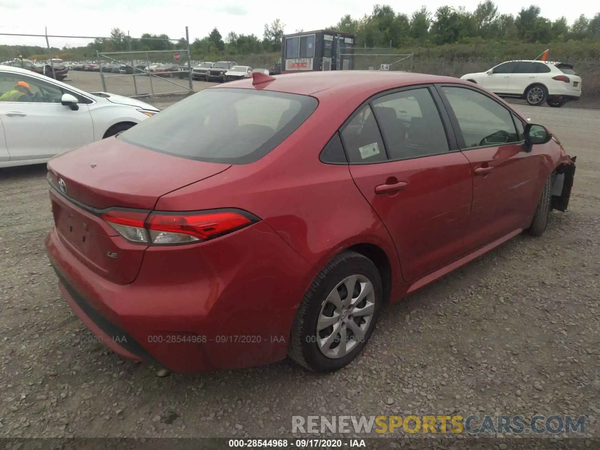 4 Photograph of a damaged car JTDEPRAE5LJ041528 TOYOTA COROLLA 2020