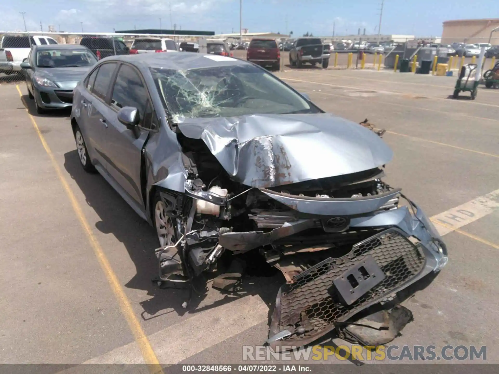 6 Photograph of a damaged car JTDEPRAE5LJ041609 TOYOTA COROLLA 2020