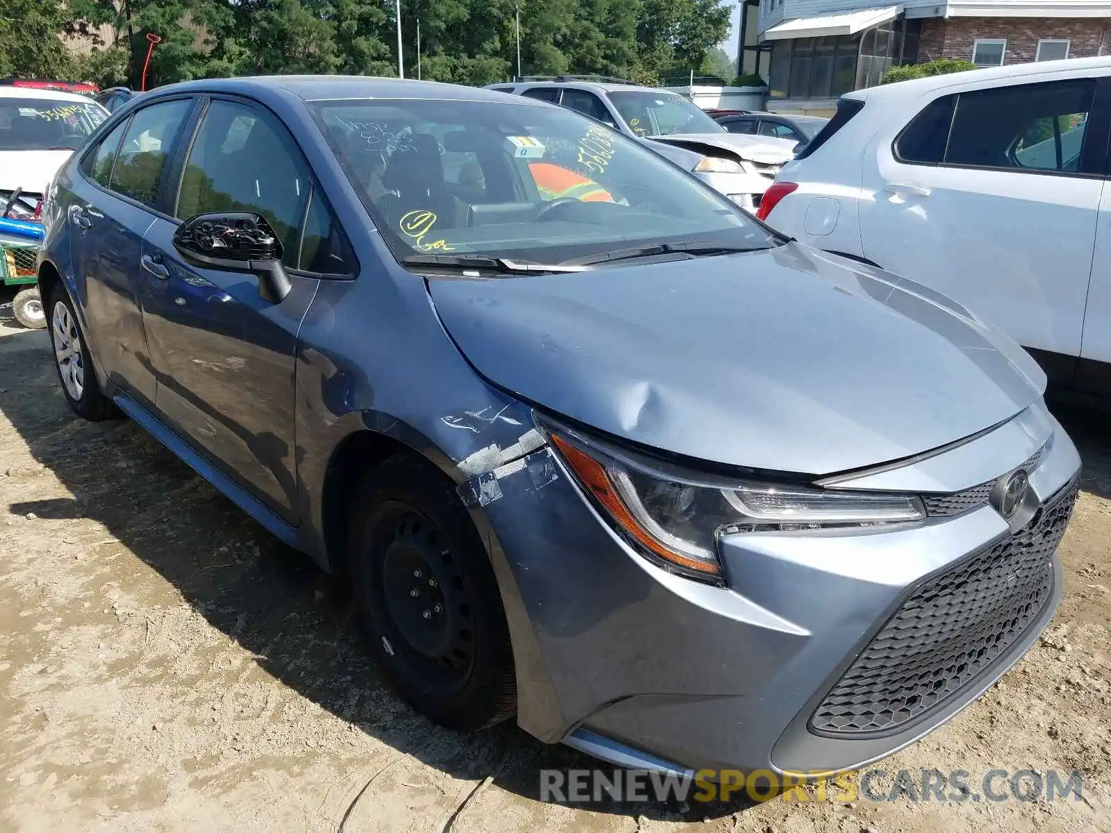 1 Photograph of a damaged car JTDEPRAE5LJ041626 TOYOTA COROLLA 2020