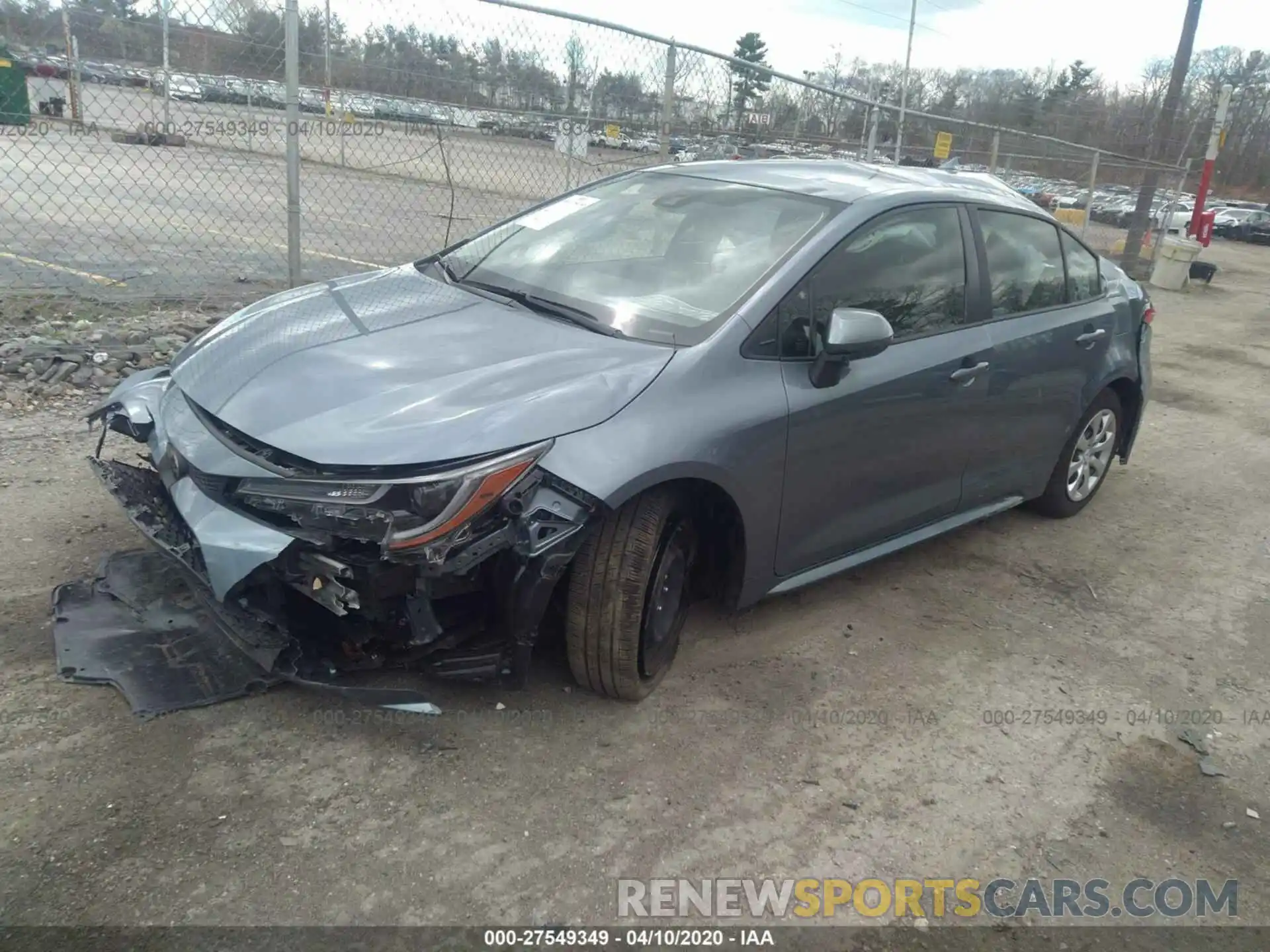 2 Photograph of a damaged car JTDEPRAE5LJ042047 TOYOTA COROLLA 2020