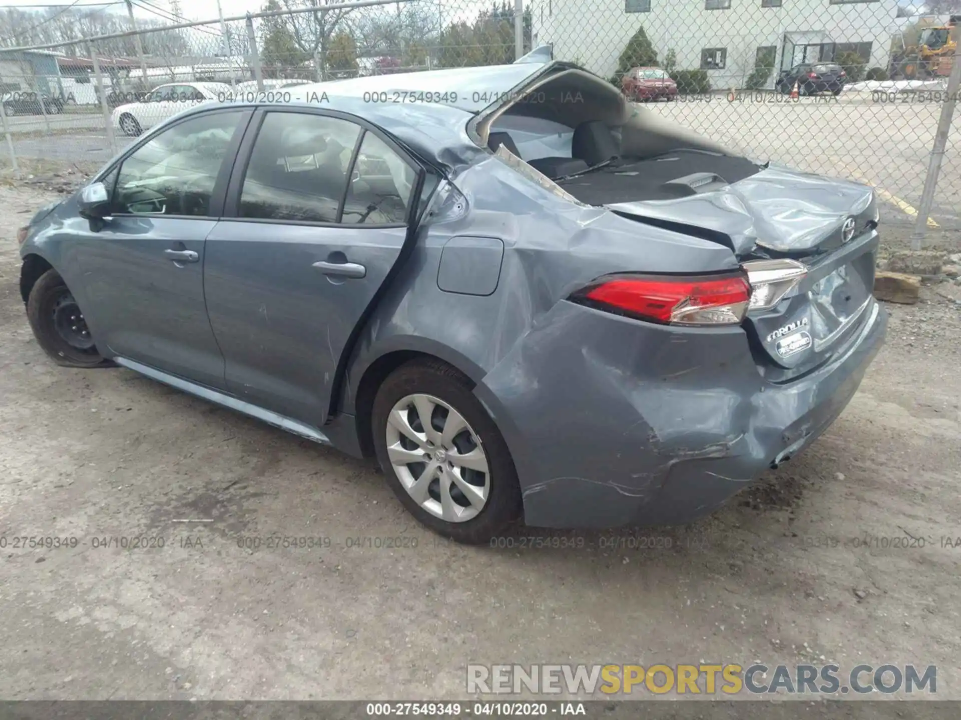 3 Photograph of a damaged car JTDEPRAE5LJ042047 TOYOTA COROLLA 2020