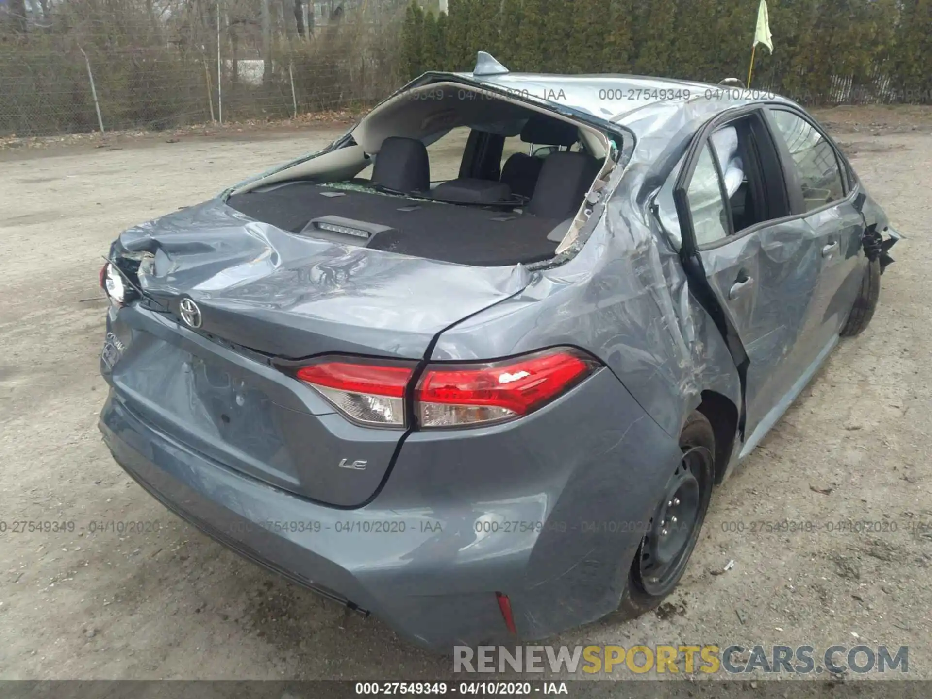 6 Photograph of a damaged car JTDEPRAE5LJ042047 TOYOTA COROLLA 2020