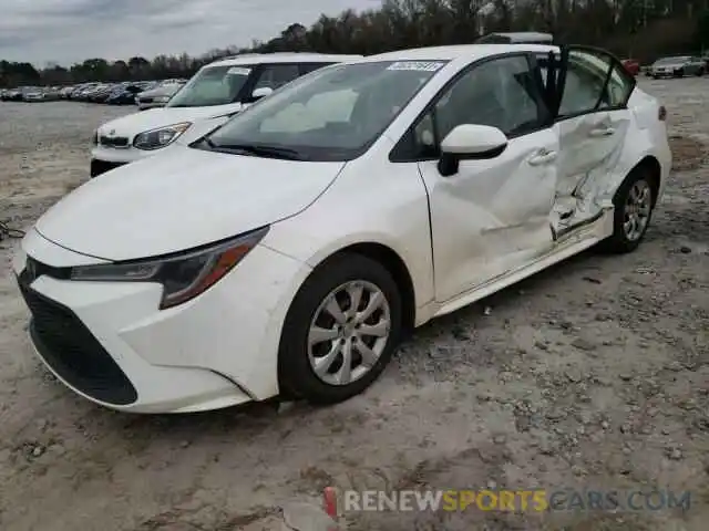 2 Photograph of a damaged car JTDEPRAE5LJ042257 TOYOTA COROLLA 2020