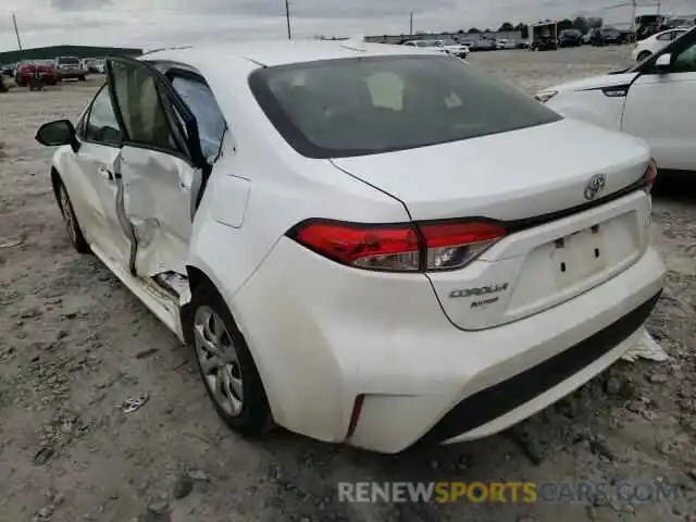 3 Photograph of a damaged car JTDEPRAE5LJ042257 TOYOTA COROLLA 2020