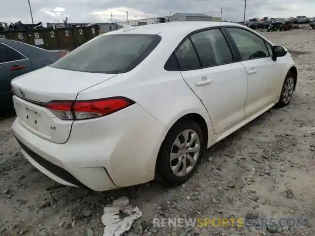 4 Photograph of a damaged car JTDEPRAE5LJ042257 TOYOTA COROLLA 2020