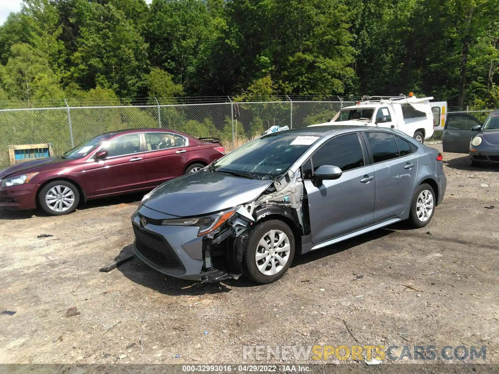 2 Photograph of a damaged car JTDEPRAE5LJ042341 TOYOTA COROLLA 2020