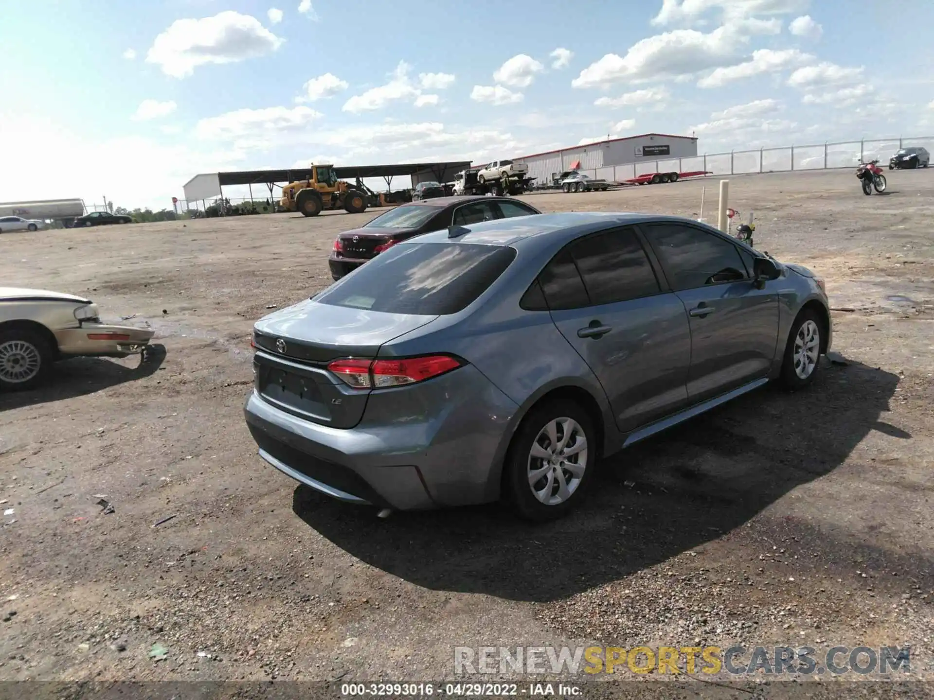 4 Photograph of a damaged car JTDEPRAE5LJ042341 TOYOTA COROLLA 2020