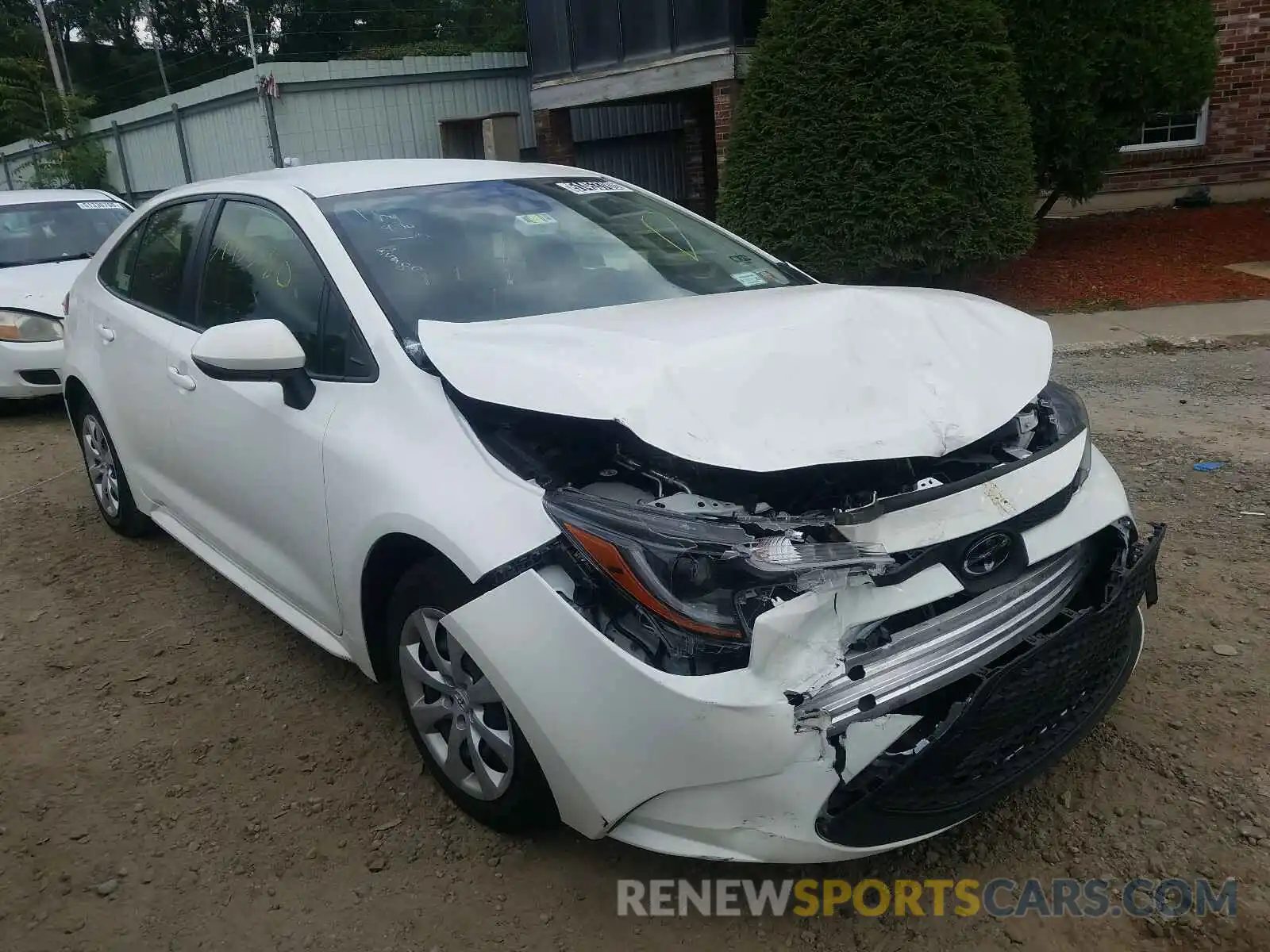 1 Photograph of a damaged car JTDEPRAE5LJ042520 TOYOTA COROLLA 2020