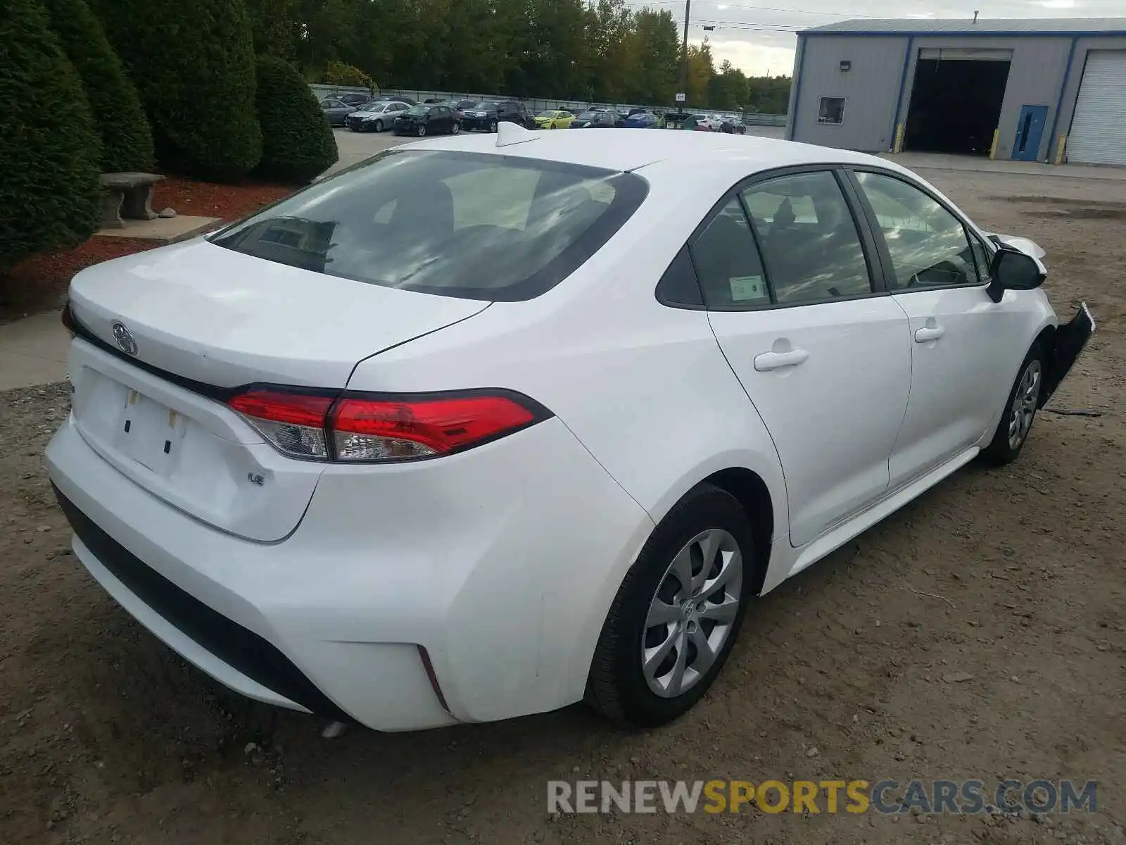 4 Photograph of a damaged car JTDEPRAE5LJ042520 TOYOTA COROLLA 2020