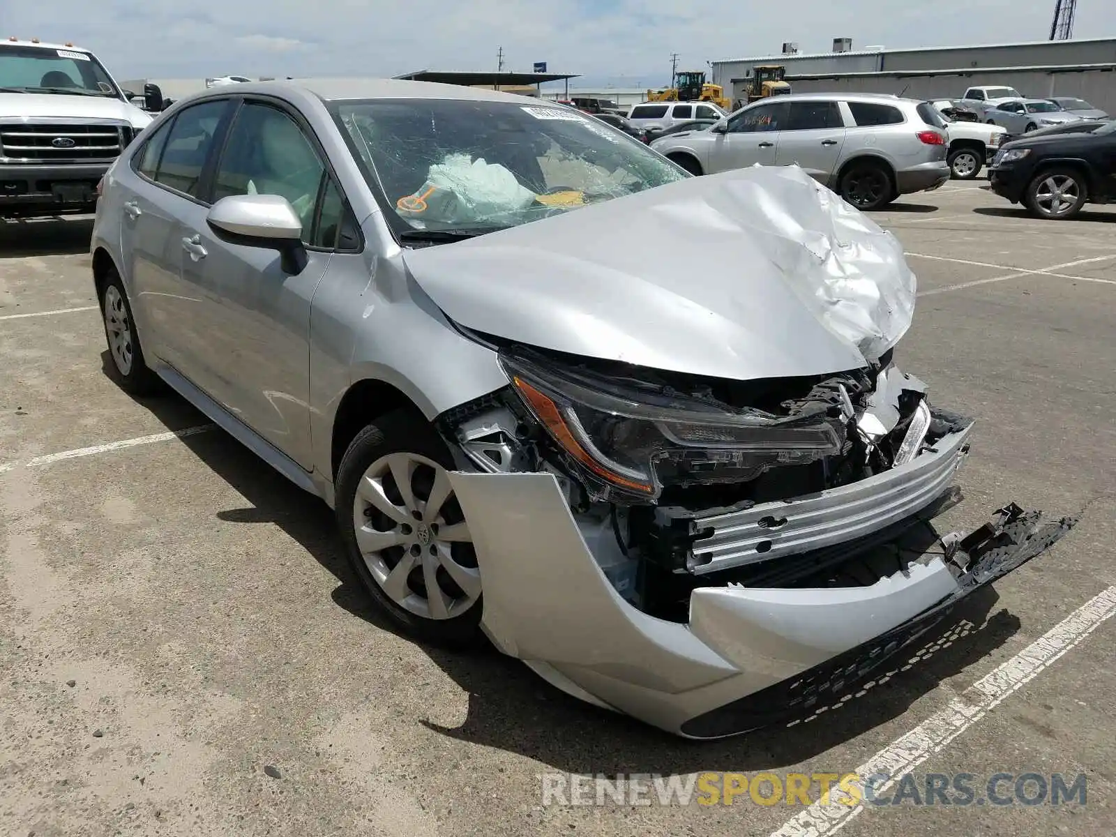 1 Photograph of a damaged car JTDEPRAE5LJ042579 TOYOTA COROLLA 2020