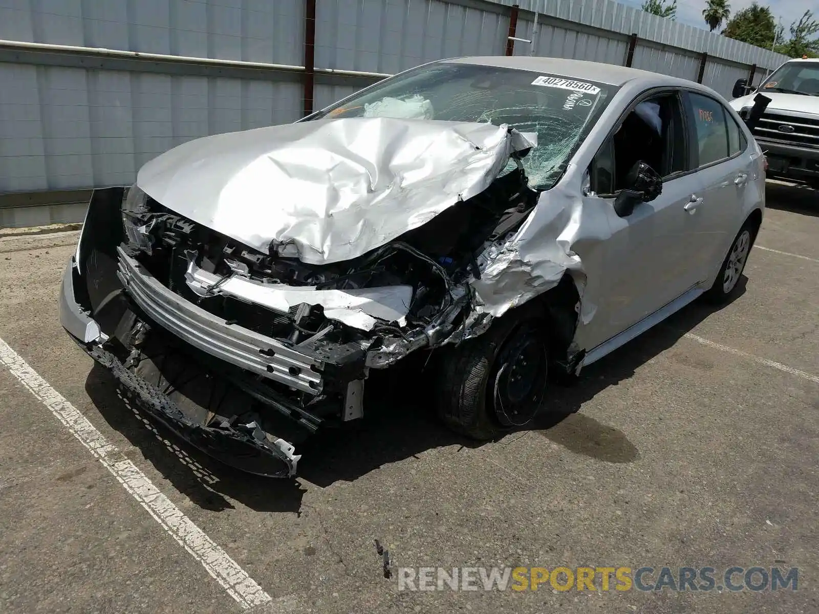 2 Photograph of a damaged car JTDEPRAE5LJ042579 TOYOTA COROLLA 2020